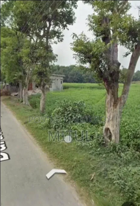 Land 9km from Railgate, beside Pakuria Bridge road in Rajshahi