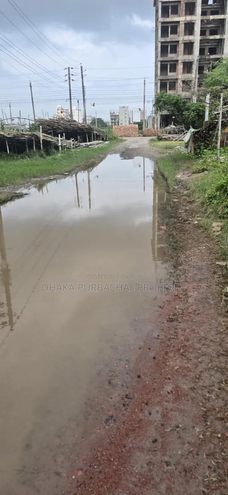 Purbachal Sector -7 Lake View South Facing Plot Sell in Purbachal