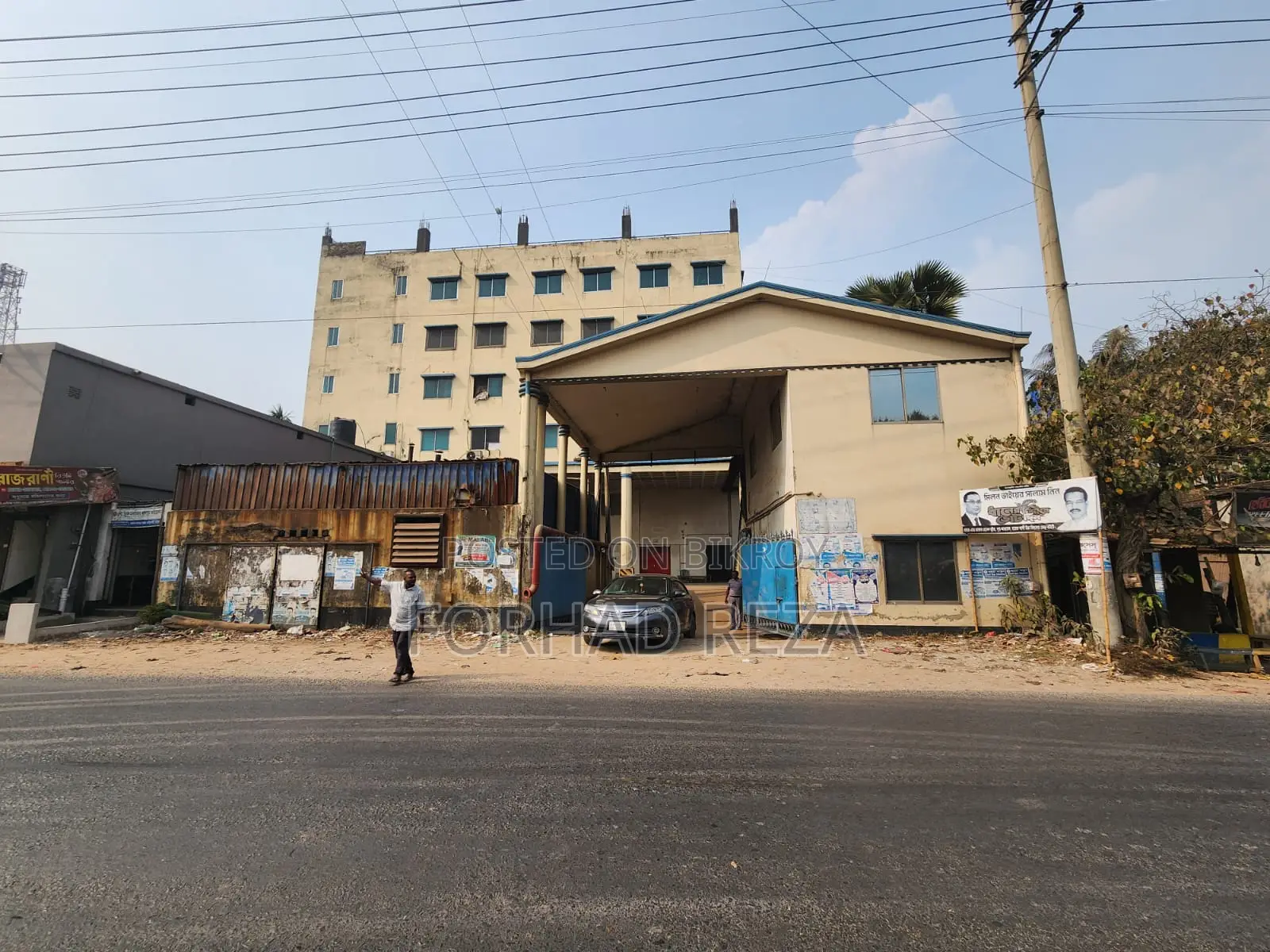 Factory with land for sale (Pubail, Koromtola) in Tongi