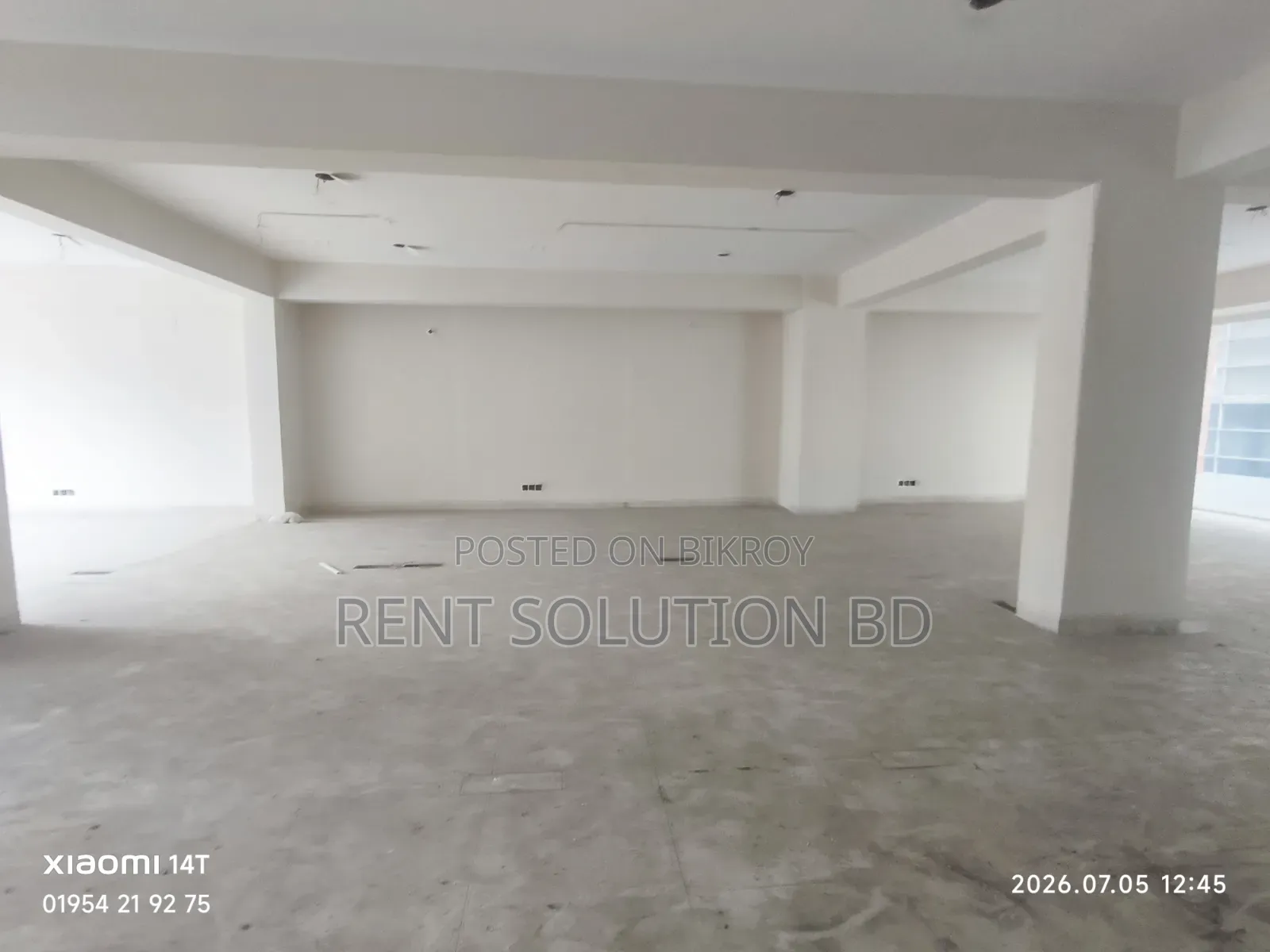 Fully Commercial Open Space for Rent in Mohakhali