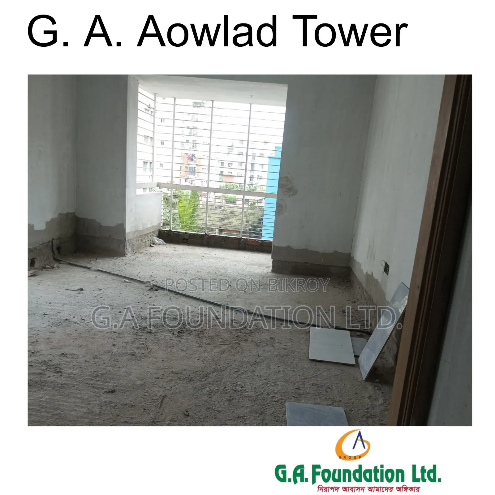 3 Bedroom Apartment in G. A. Aowlad Tower, Mirpur for Sale in Mirpur