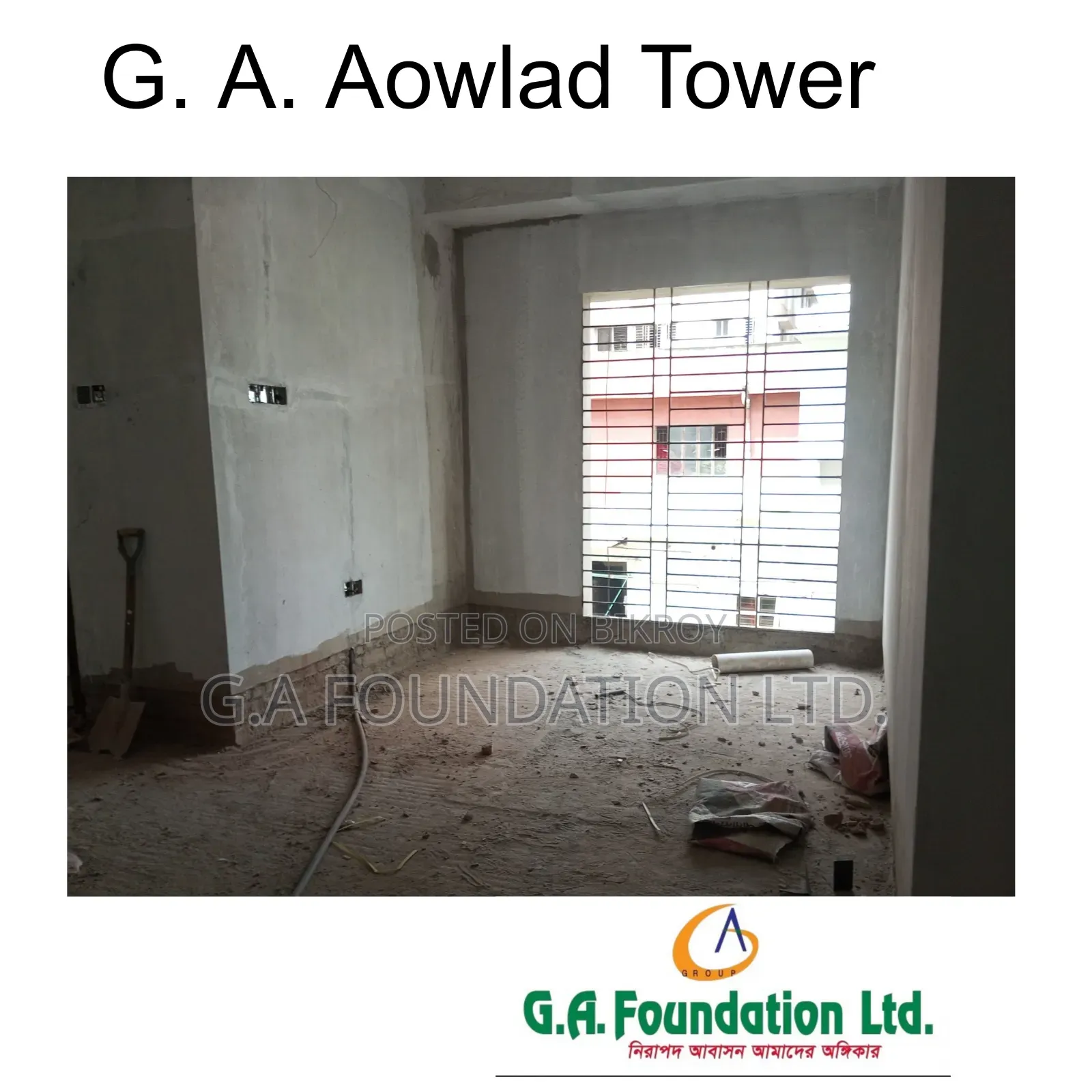 3 Bedroom Apartment in G. A. Aowlad Tower, Mirpur for Sale in Mirpur
