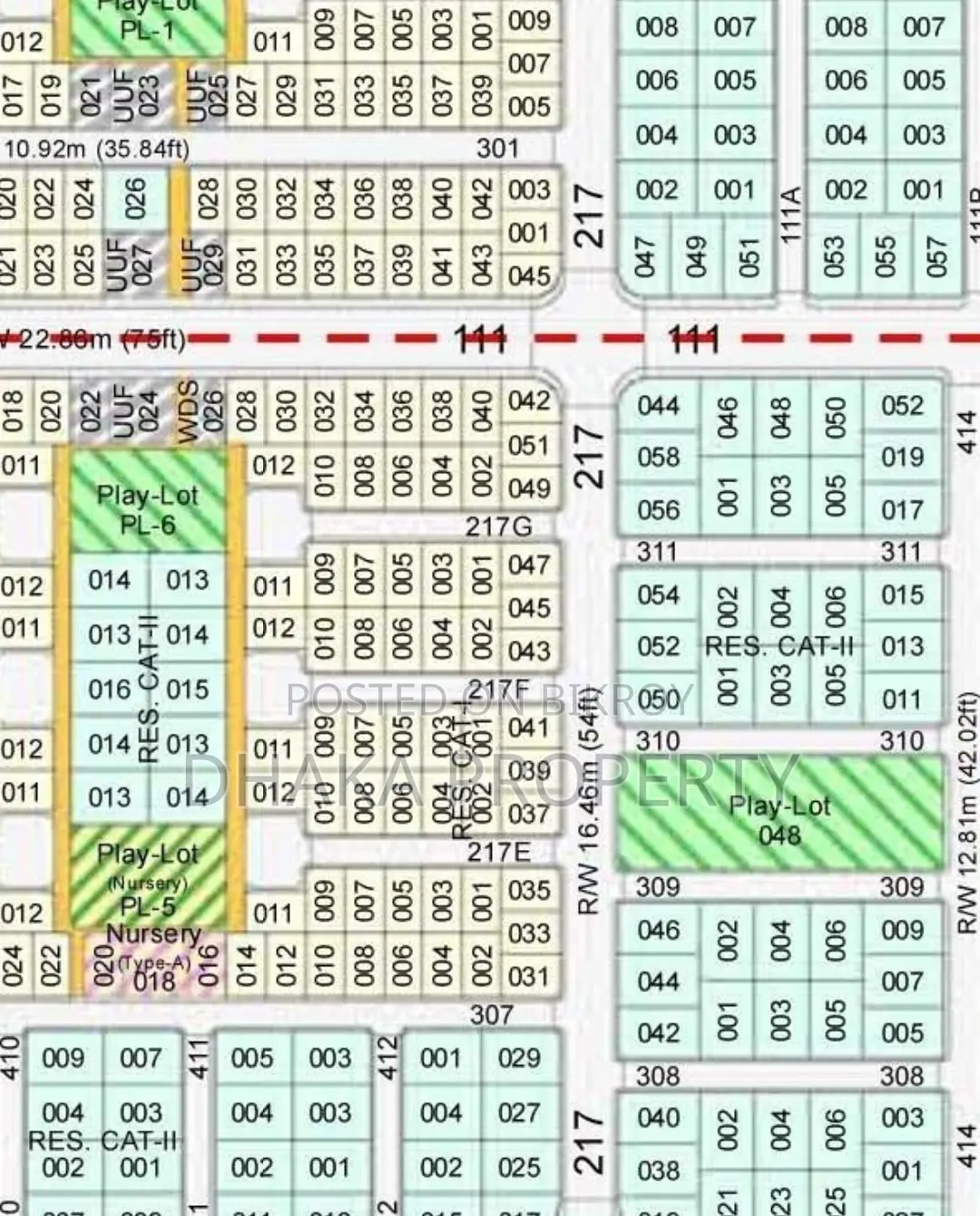 Nearby 300ft 3 Katha Park North at Sector-8 in Purbachal