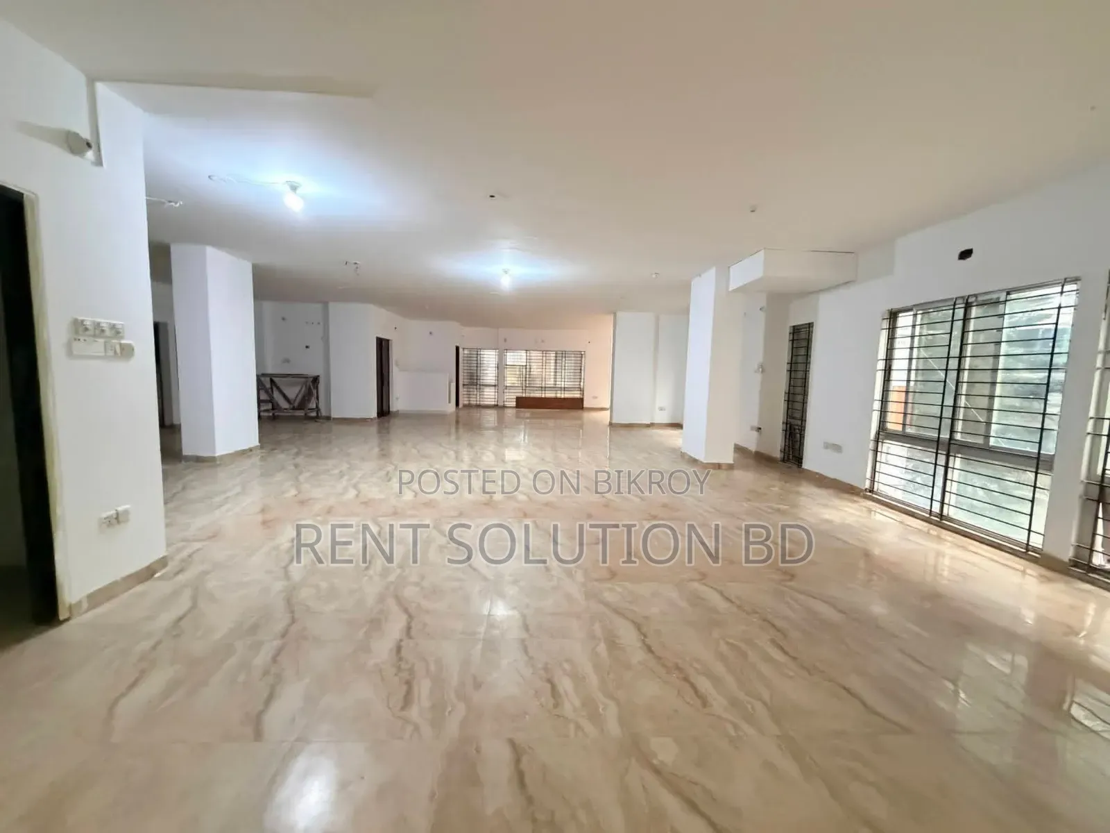 Open 2,500 SFT Office Space for Rent in Gulshan in Gulshan