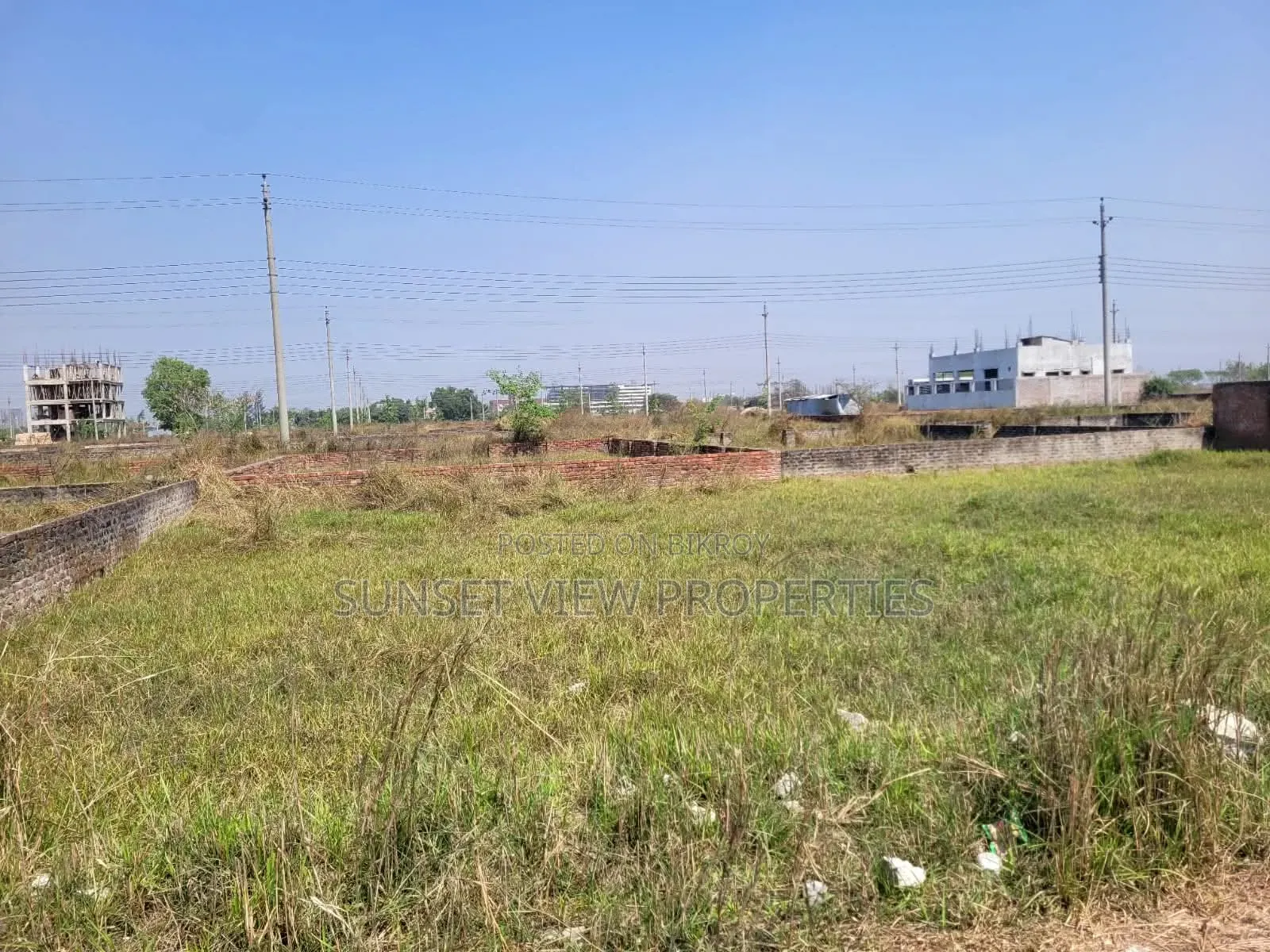 Block-P√North Face√5 Katha Plot√Urgent Sale√ in Basundhara