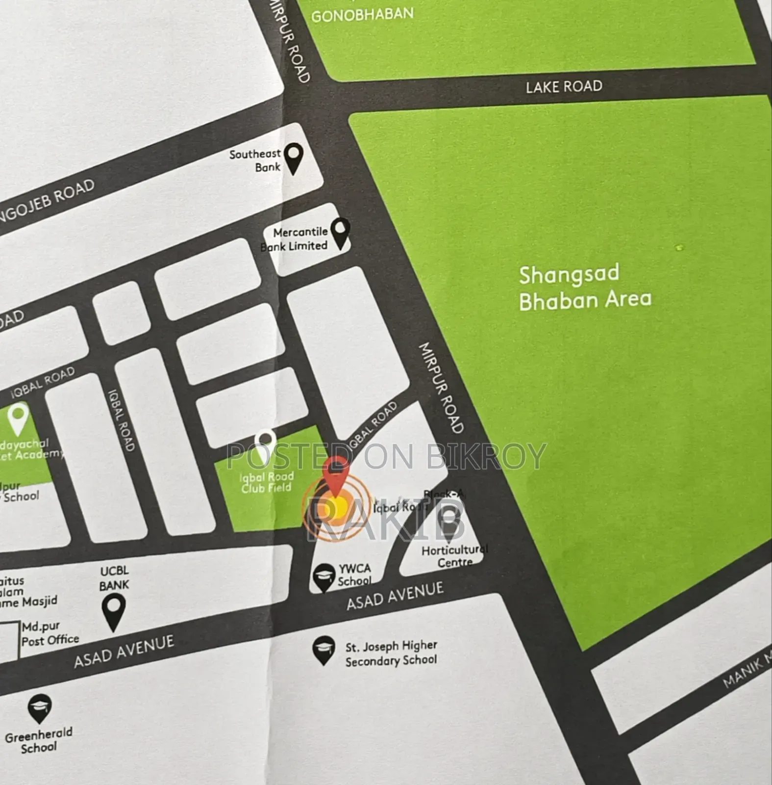 3-Bedroom Apartment in Iqbal Road, Mohammadpur for sale in Mohammadpur