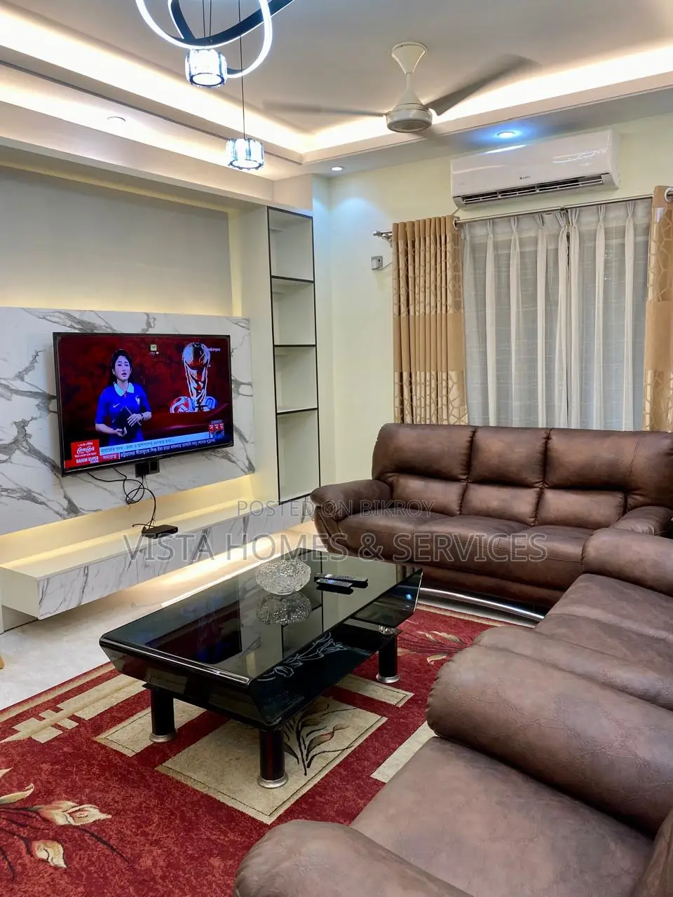 Furnished 3 Bedroom Apartment in Southeast Palace, Gulshan for Rent in Gulshan