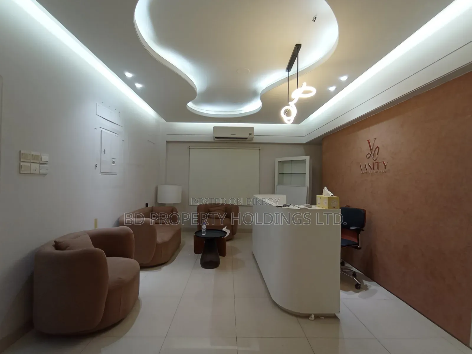 2200 SFT Full Furnished Commercial Space for Rent in Uttara in Uttara
