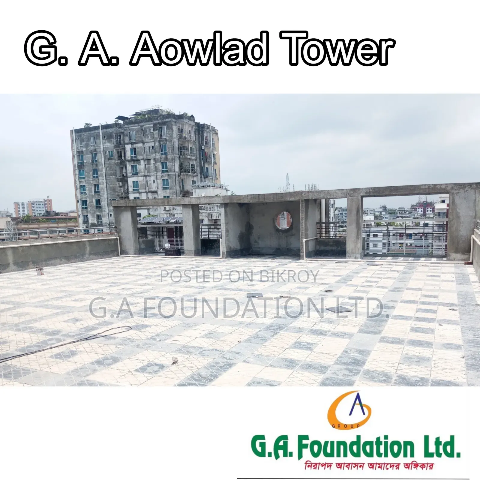 3-Bedroom Apartment in G. A. Aowlad Tower, Mirpur for Sale in Mirpur