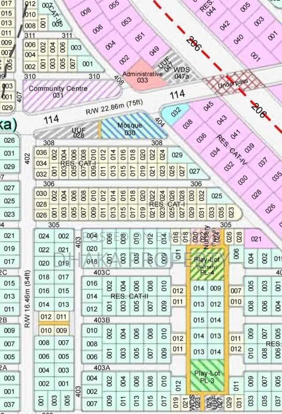 Exclusive Land Sale 3 Katha South at Sector-17 in Purbachal