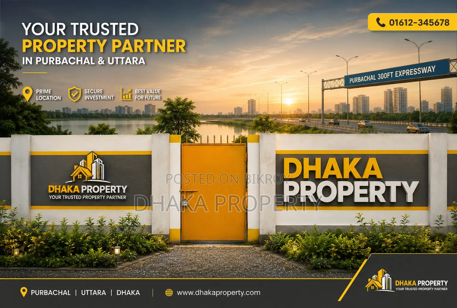 Corner 3 Katha Park View South at Sector-18 in Purbachal