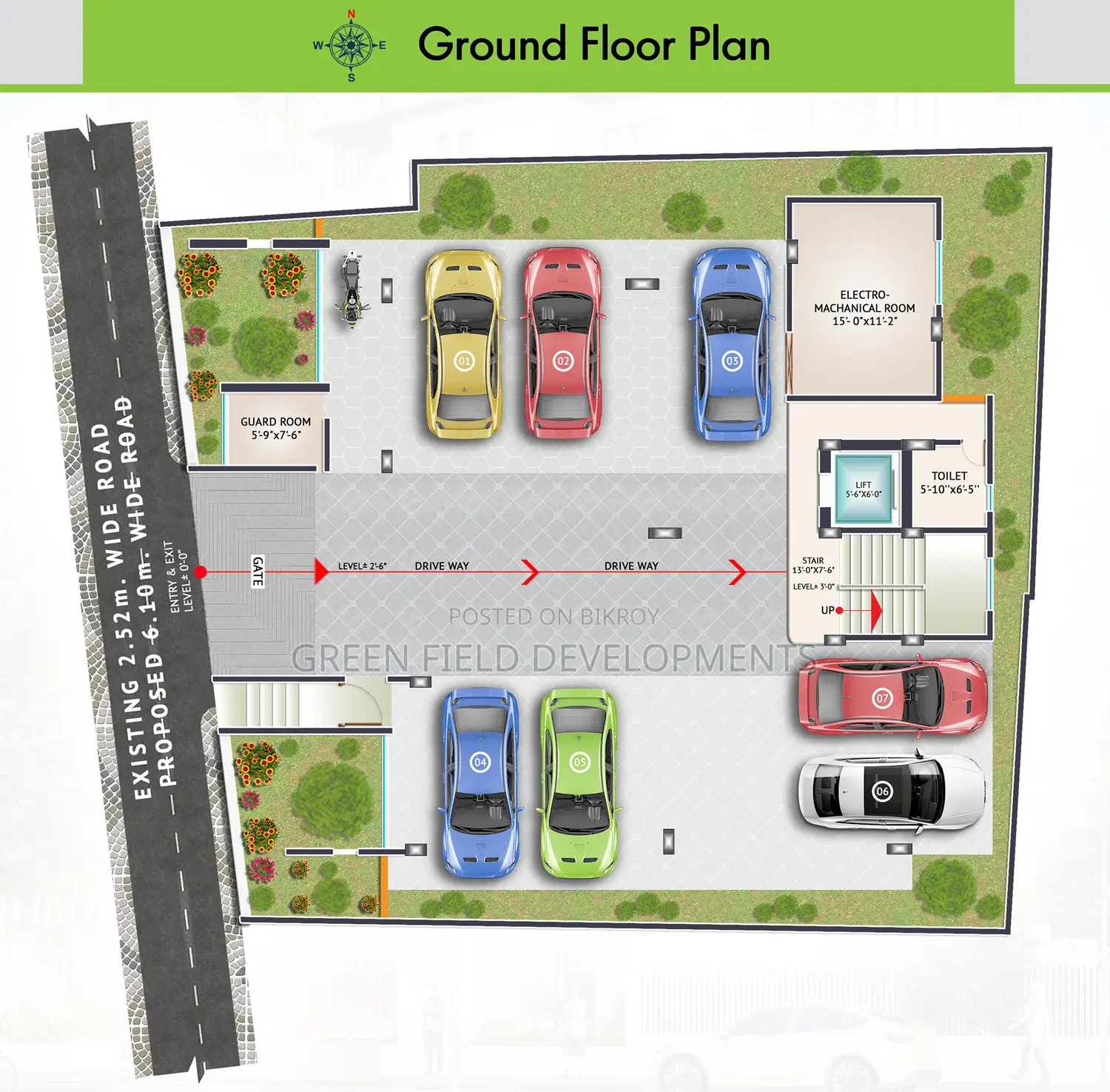 3-Bedroom Apartment in Green Field, Dhanmondi for sale in Dhanmondi
