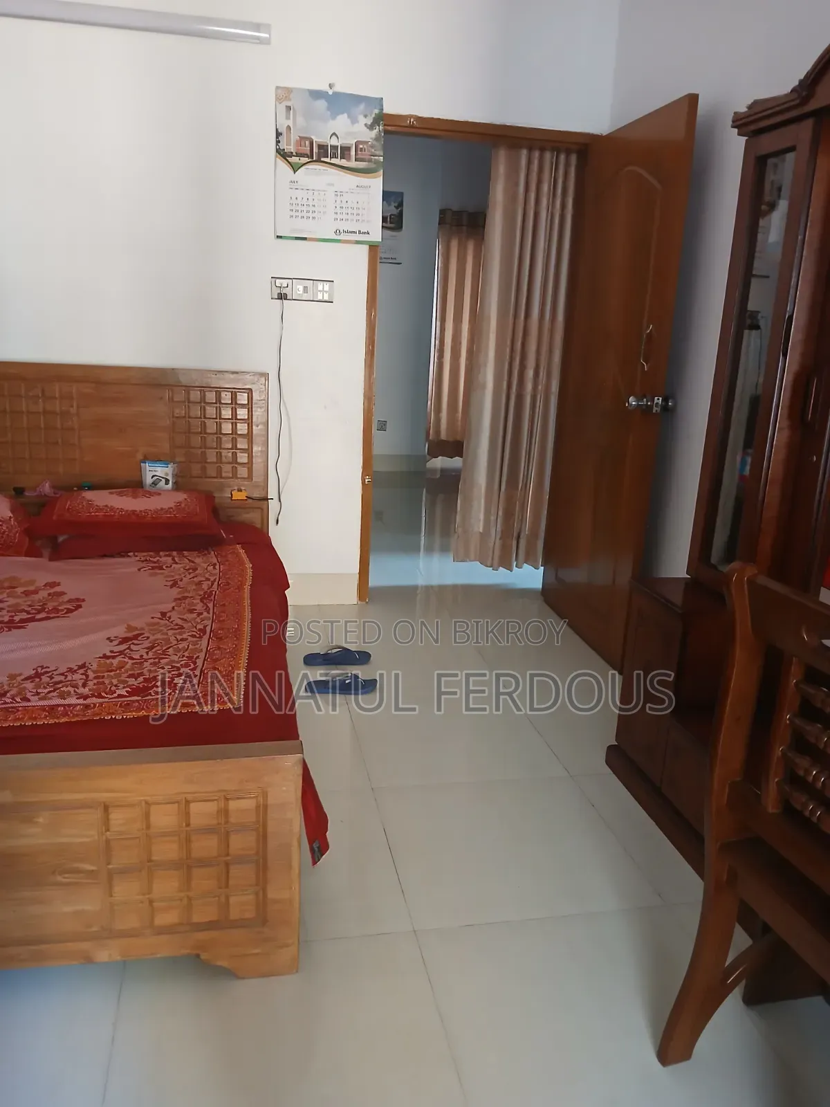 Furnished 3 Bedroom Apartment in Lake View Palace, Khilgaon for sale in Khilgaon