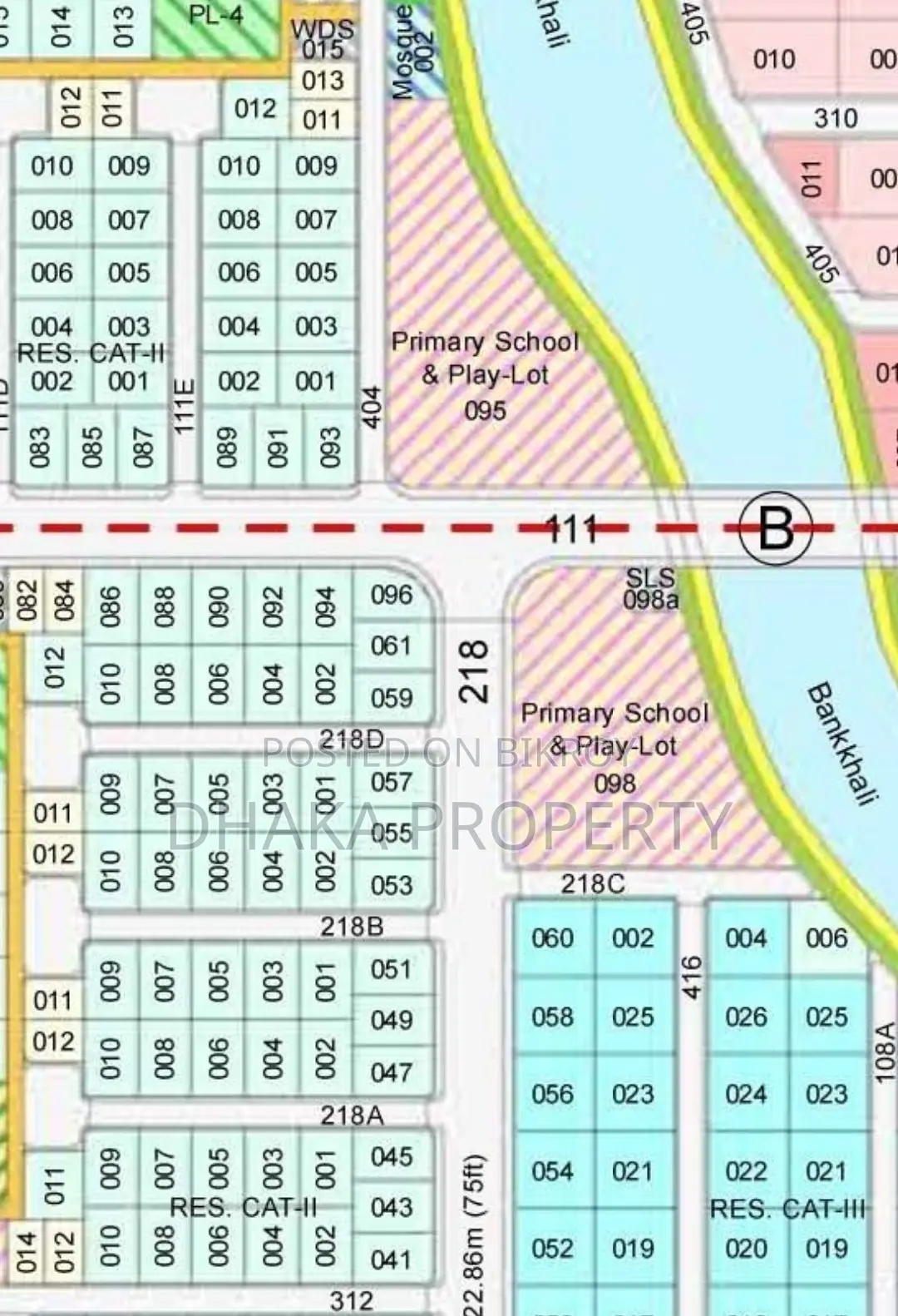 75/75ft Corner 4.5 Katha North at Sector-8 in Purbachal