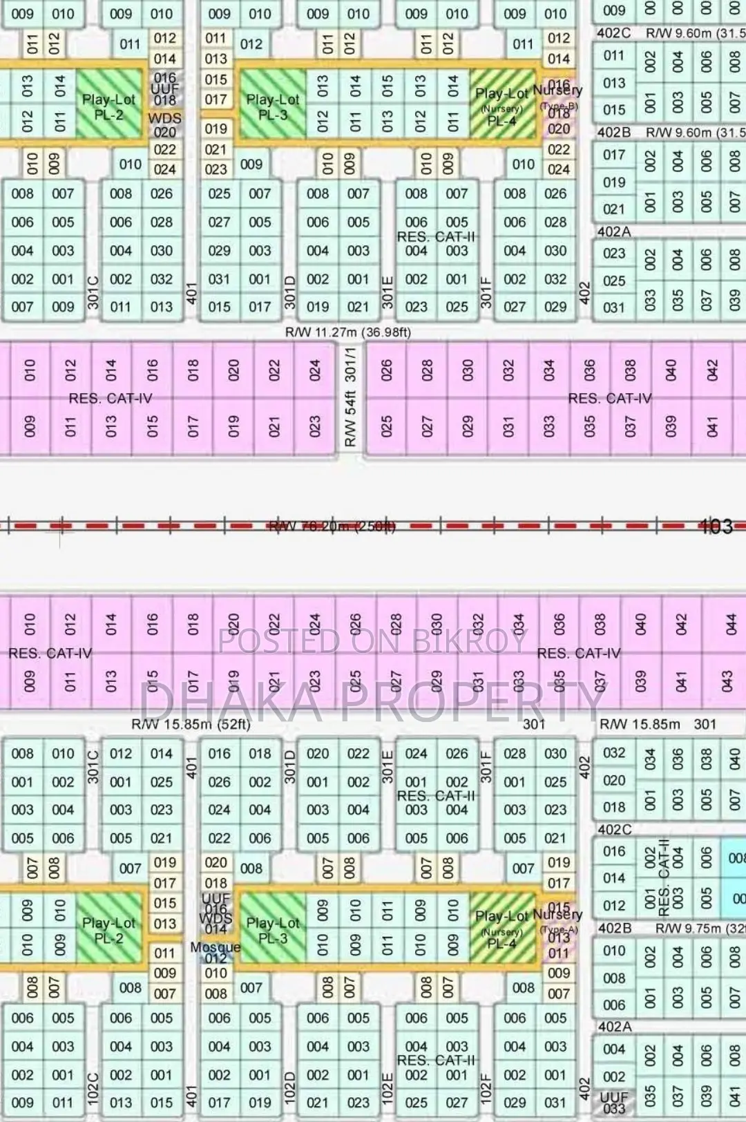 5 Katha Corner Plot South/West Facing at Sector 11 in Purbachal