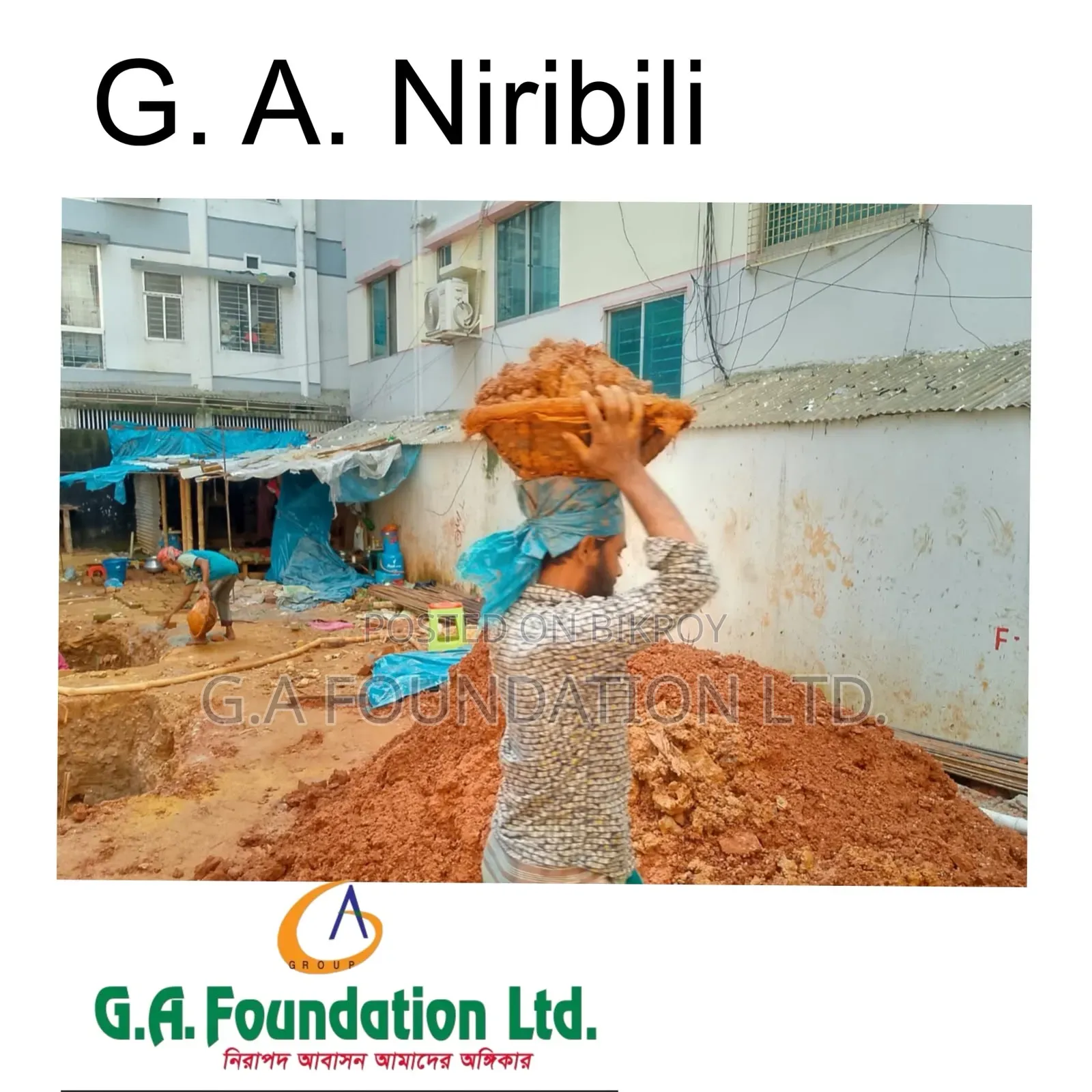 3-Bedroom Apartment in G. A. Niribili, Mirpur for Sale in Mirpur