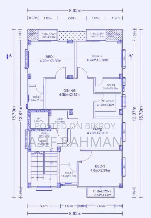 3 Bedroom Apartment in Purbachal for sale in Purbachal