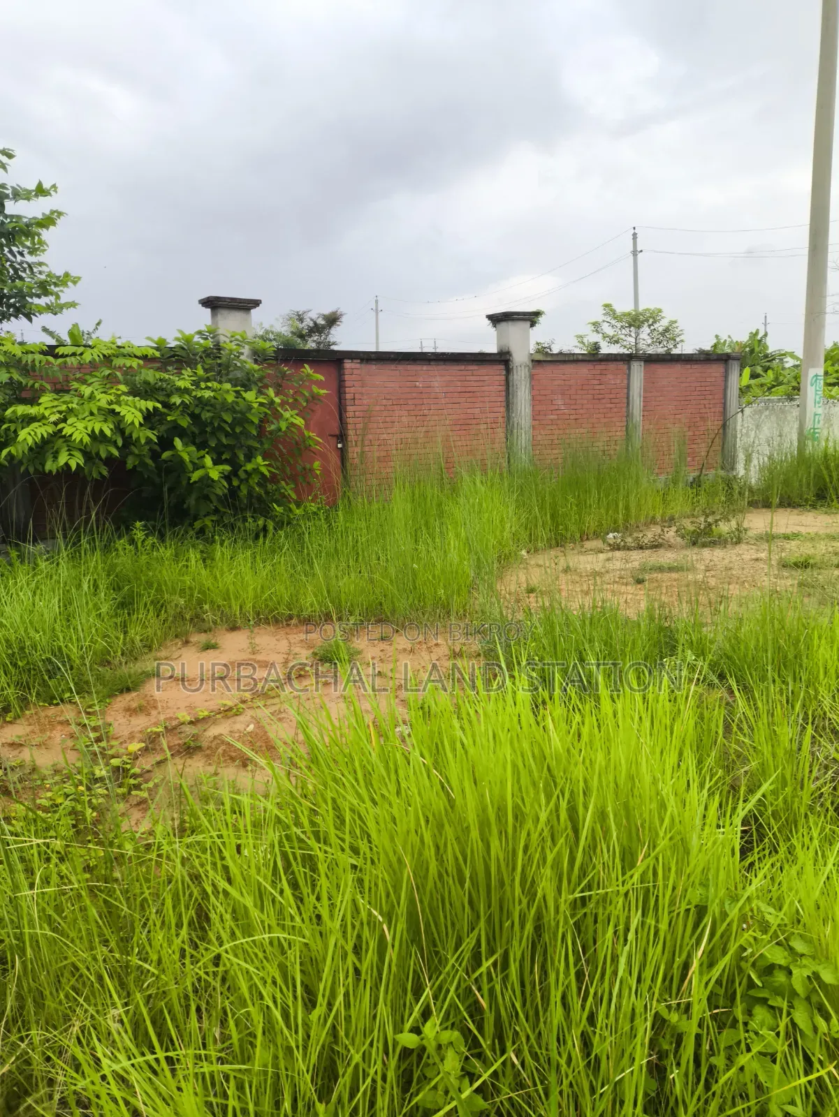 Sector: 15, South-East Corner 3+3=6 Katha Plot Urgent Sale, Purbachal. in Purbachal