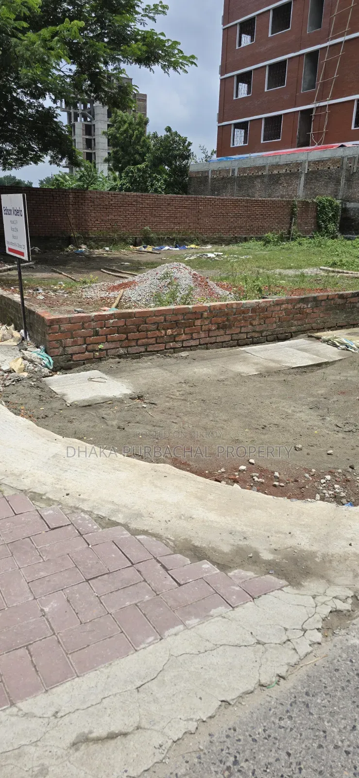 Rajuk Purbachal Sector -18 East Facing 5 Katha Plot Sell in Purbachal