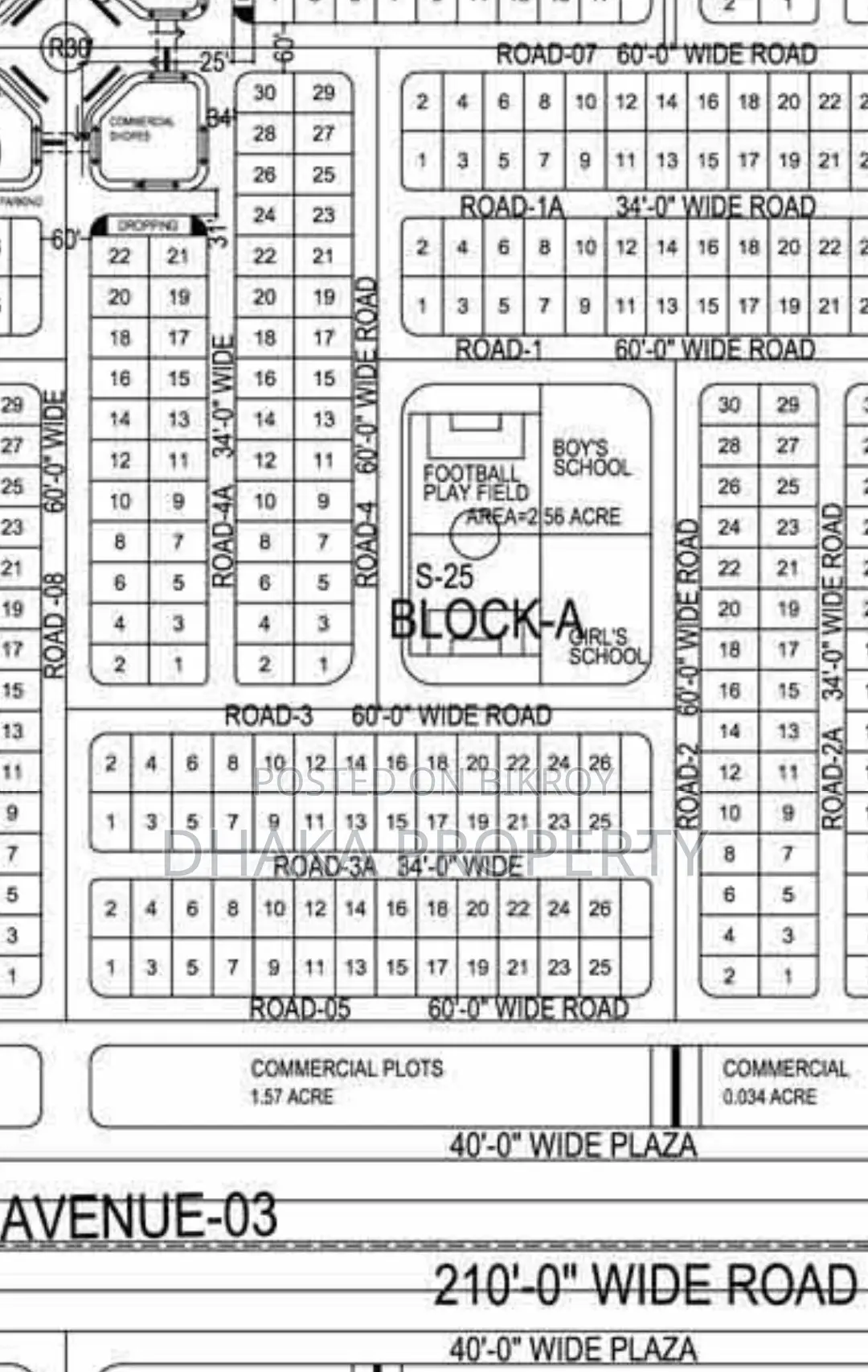 Exclusive Land Sale 5 Katha East at Sector-16/A in Uttara