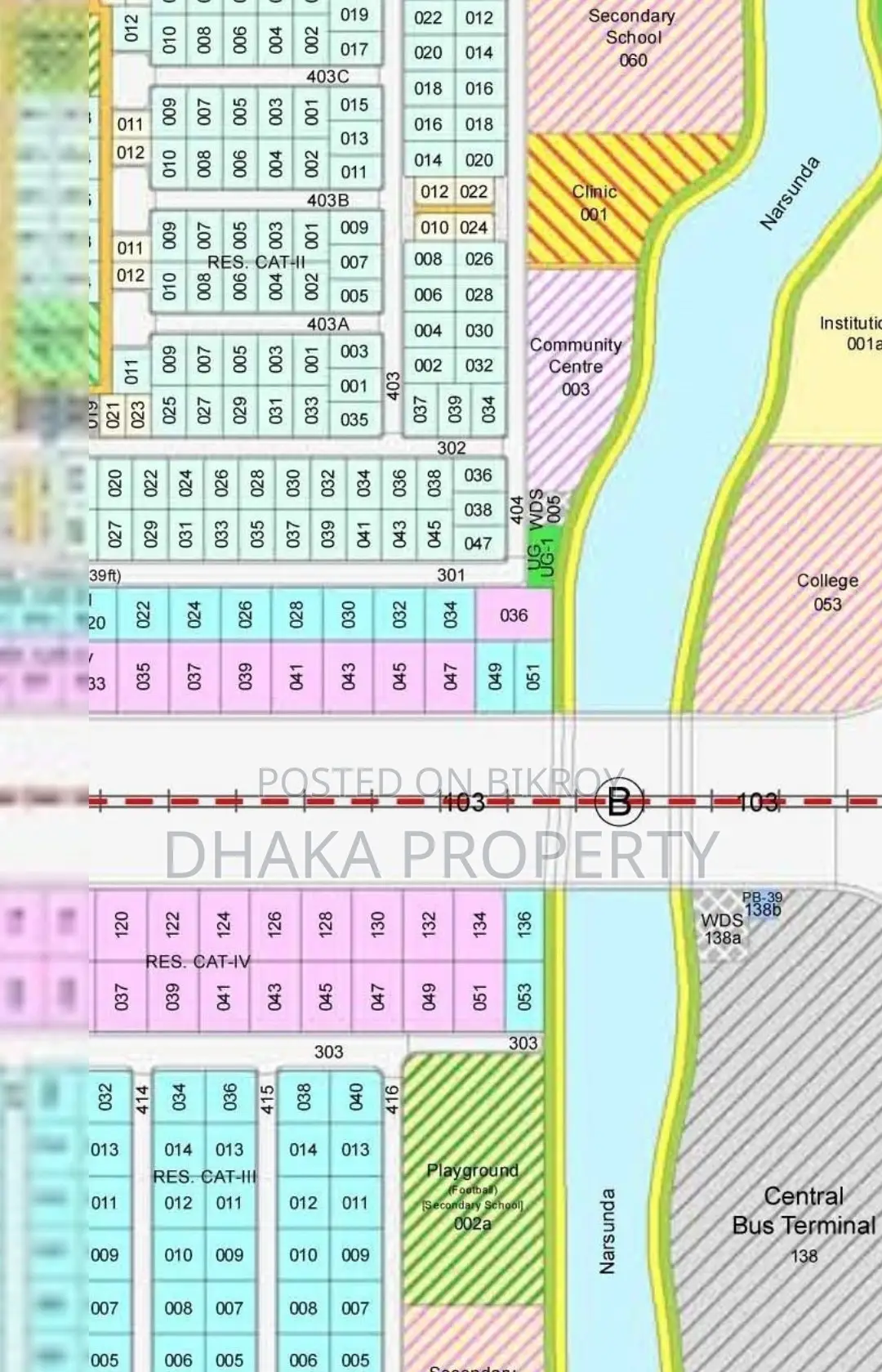 30/30ft Corner 5 Katha South/East at Sector-9 in Purbachal