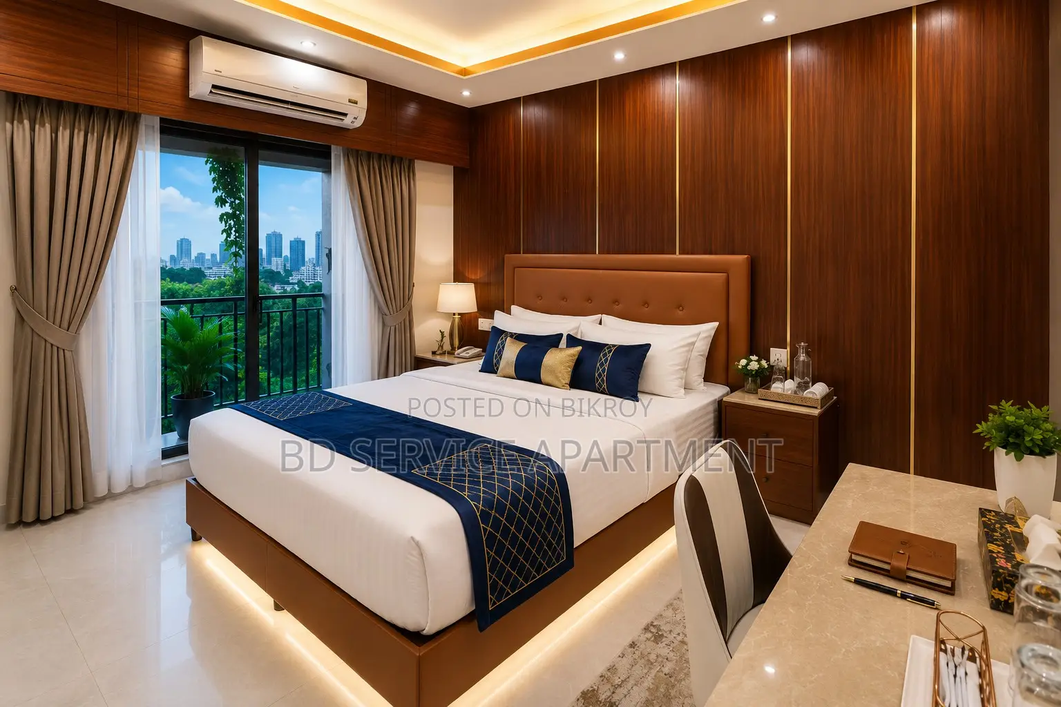 Furnished 1-Bedroom Apartment in 1 Bed Royal Studio, Uttara for Rent in Uttara