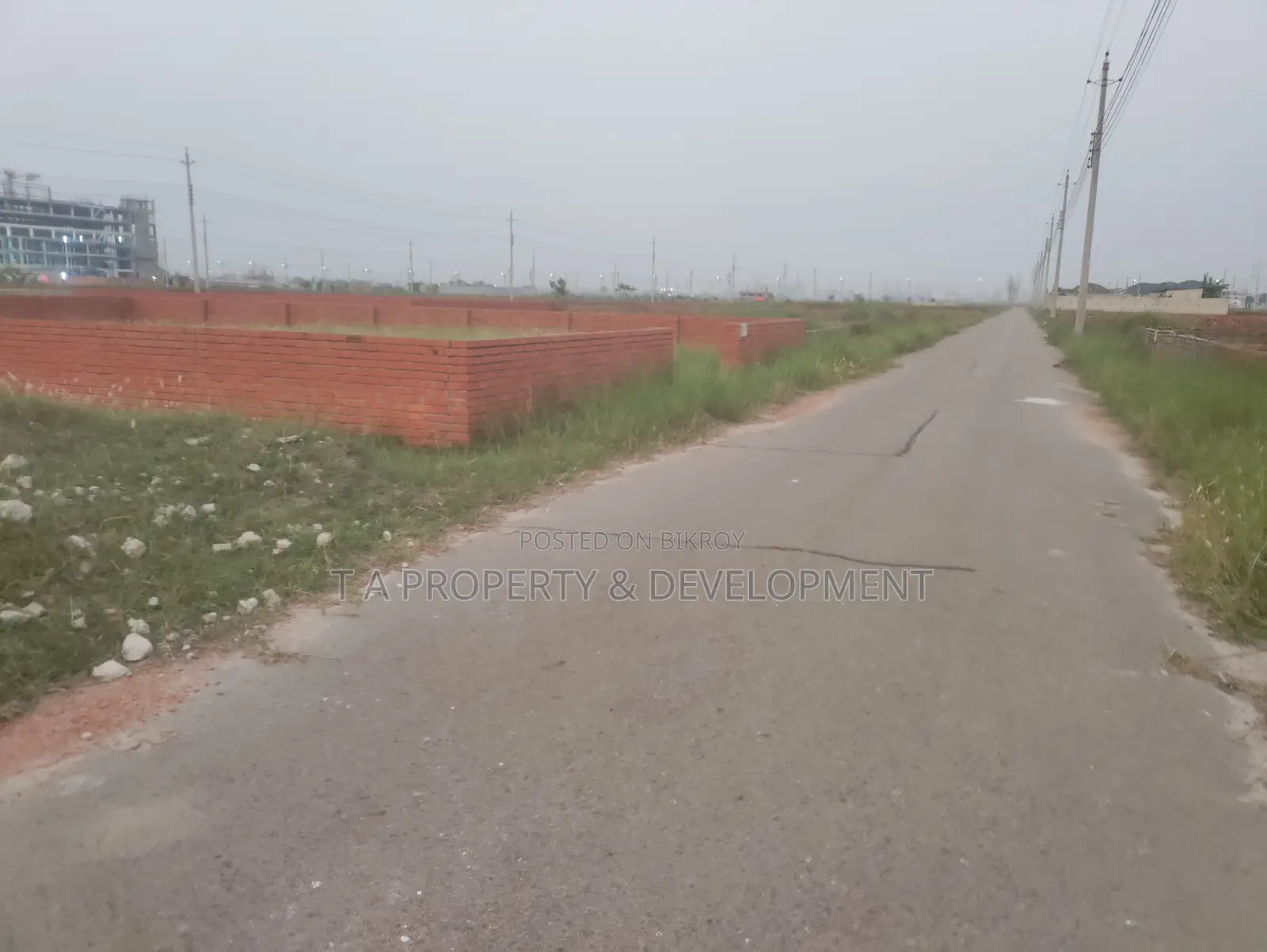 I-Extension, 12 Katha Plot 3 Side Road in Basundhara