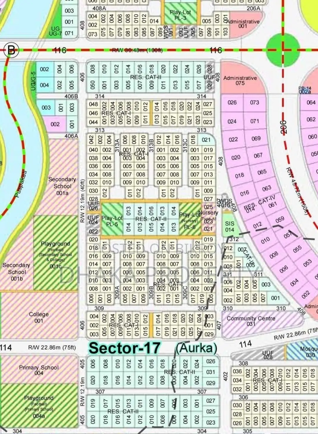 Exclusive Land Sale 3 Katha East at Sector-17 in Purbachal