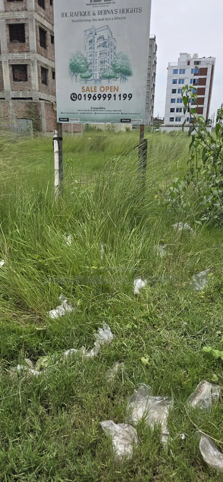 Uttara Sector -17/F, North Facing 3 Katha Plot Sell in Uttara
