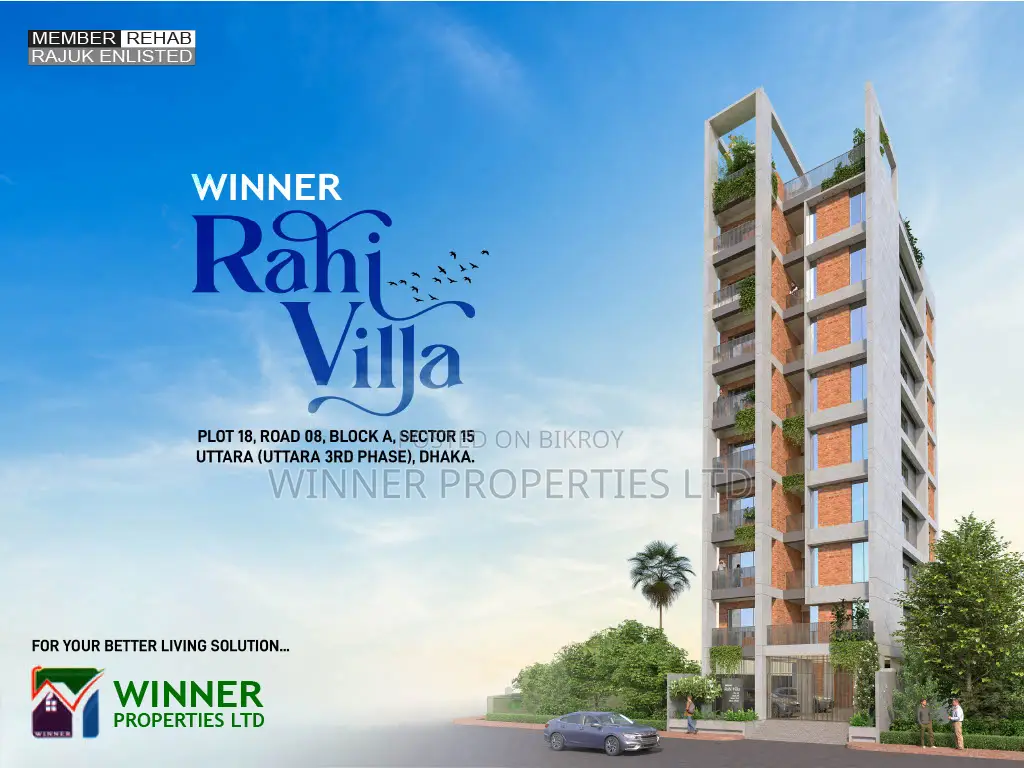 3-Bedroom Apartment in Winner Rahi Villa, Uttara for Sale in Uttara