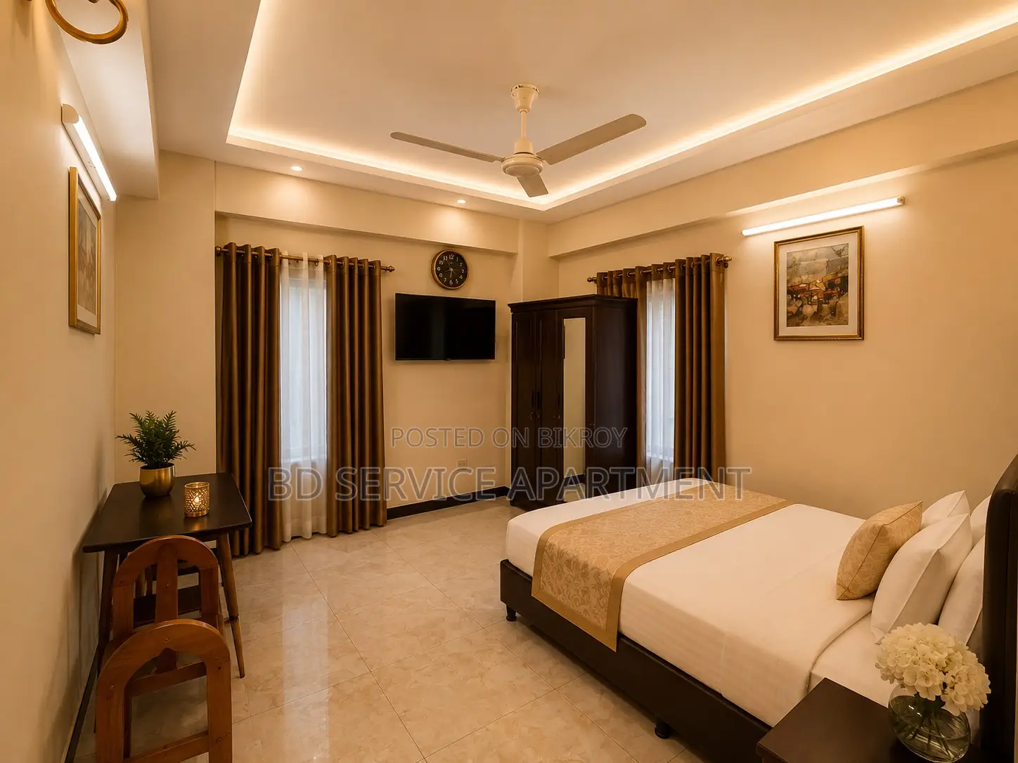 Furnished 4-Bedroom Apartment in Exclusive 4-Bedroom, Uttara for Rent in Uttara