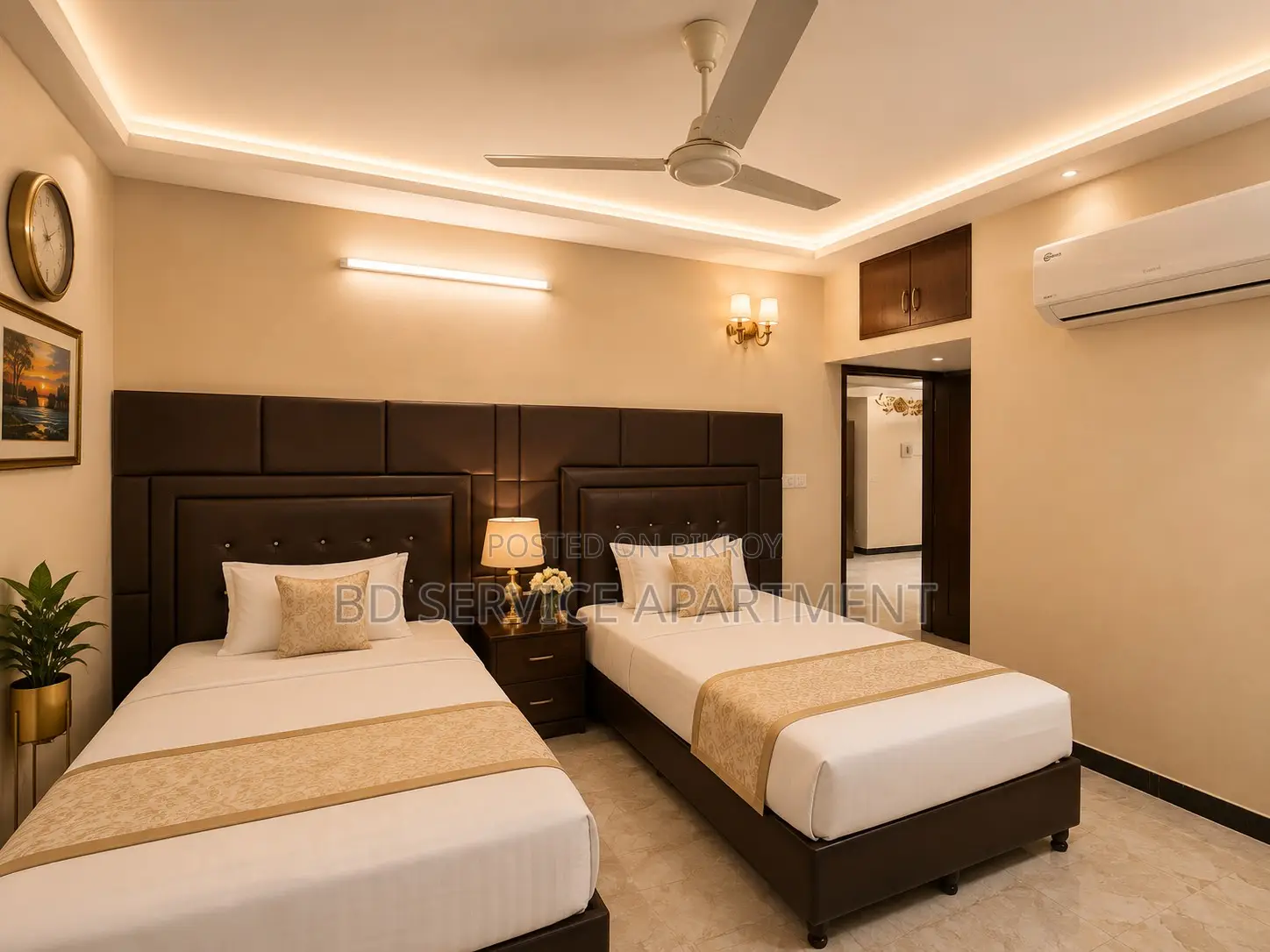 Furnished 4-Bedroom Apartment in Exclusive 4-Bedroom, Uttara for Rent in Uttara