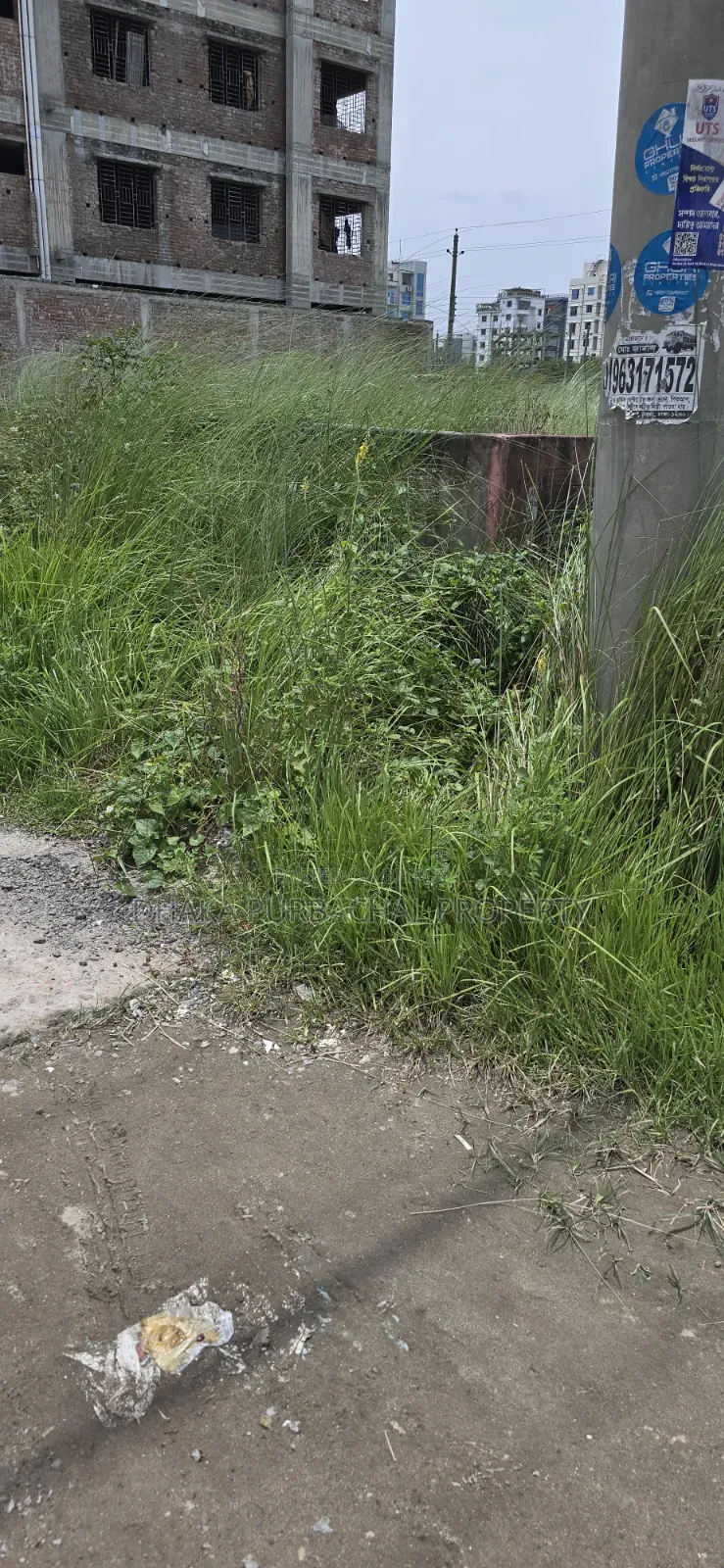 RAJUK PURBACHAL Sector -8 Road-411 East Facing Business Category 5 katha allotted plot Sell. in Purbachal