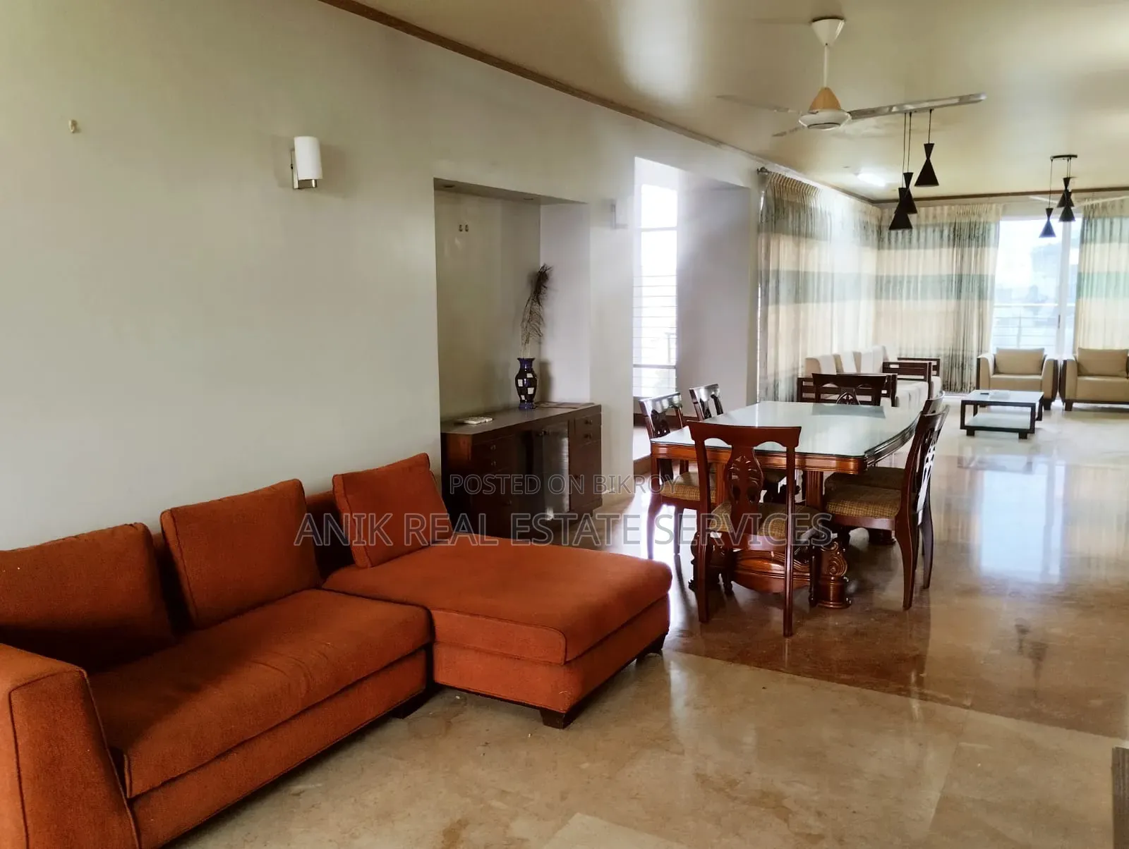 Furnished 3-Bedroom Apartment in Anik Real Estate, Banani for Rent in Banani
