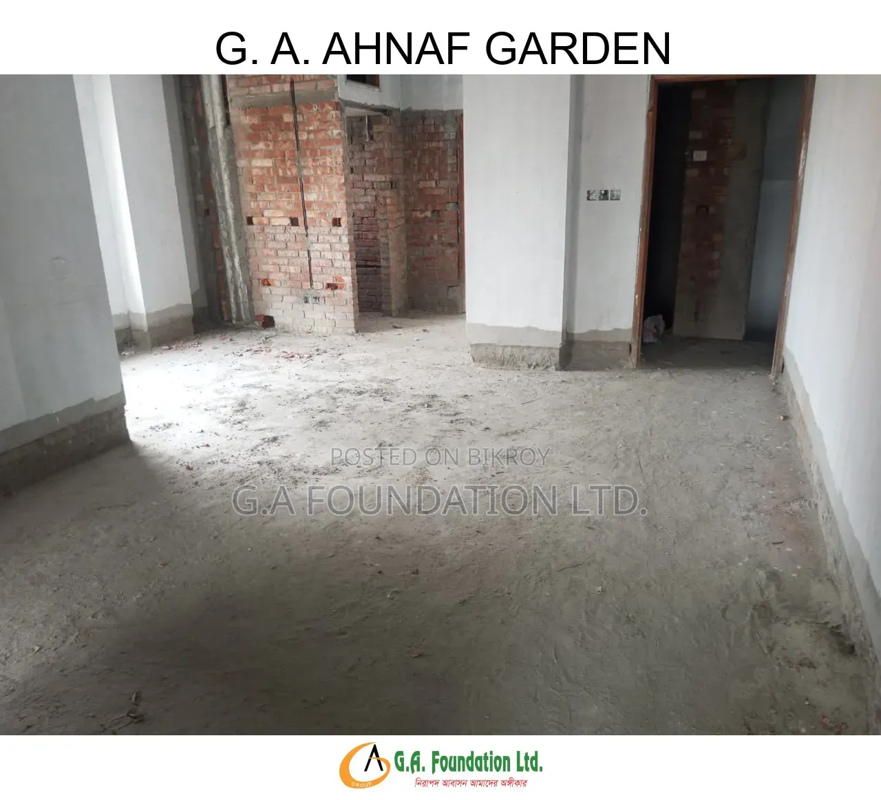 3 Bedroom Apartment in G. A. Ahnaf Garden, Mirpur for Sale in Mirpur