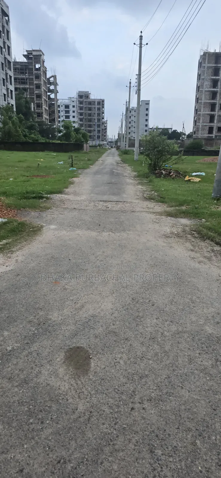 5 Katha South-Facing Plot for Sale on Rajuk Purbachal 75-foot Road in Purbachal