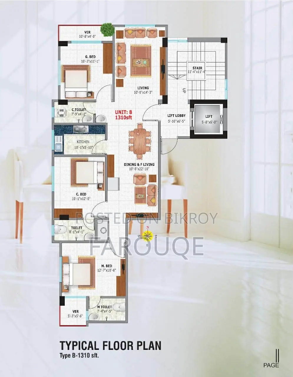 3 Bedroom Apartment in Zigatala, Dhanmondi for Sale in Dhanmondi