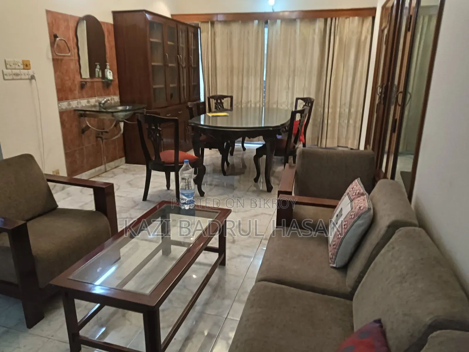 Furnished 3 Bedroom Apartment in Riviera, Gulshan for Rent in Gulshan