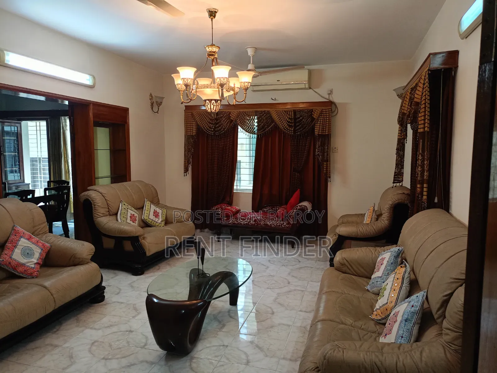 Furnished 3-Bedroom Apartment in Rent Finder, Gulshan for Rent in Gulshan