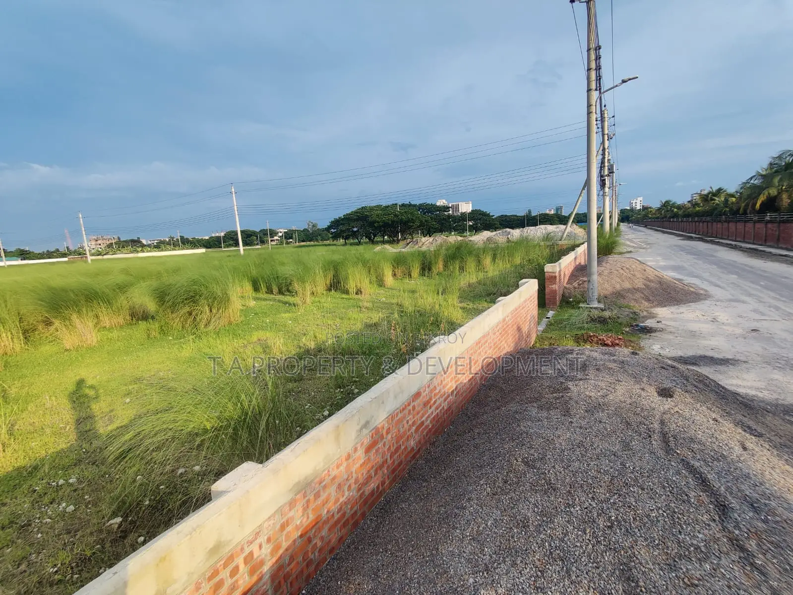 I-Extension 24 katha 60-25-25 feet Corner Plot Sale in Basundhara