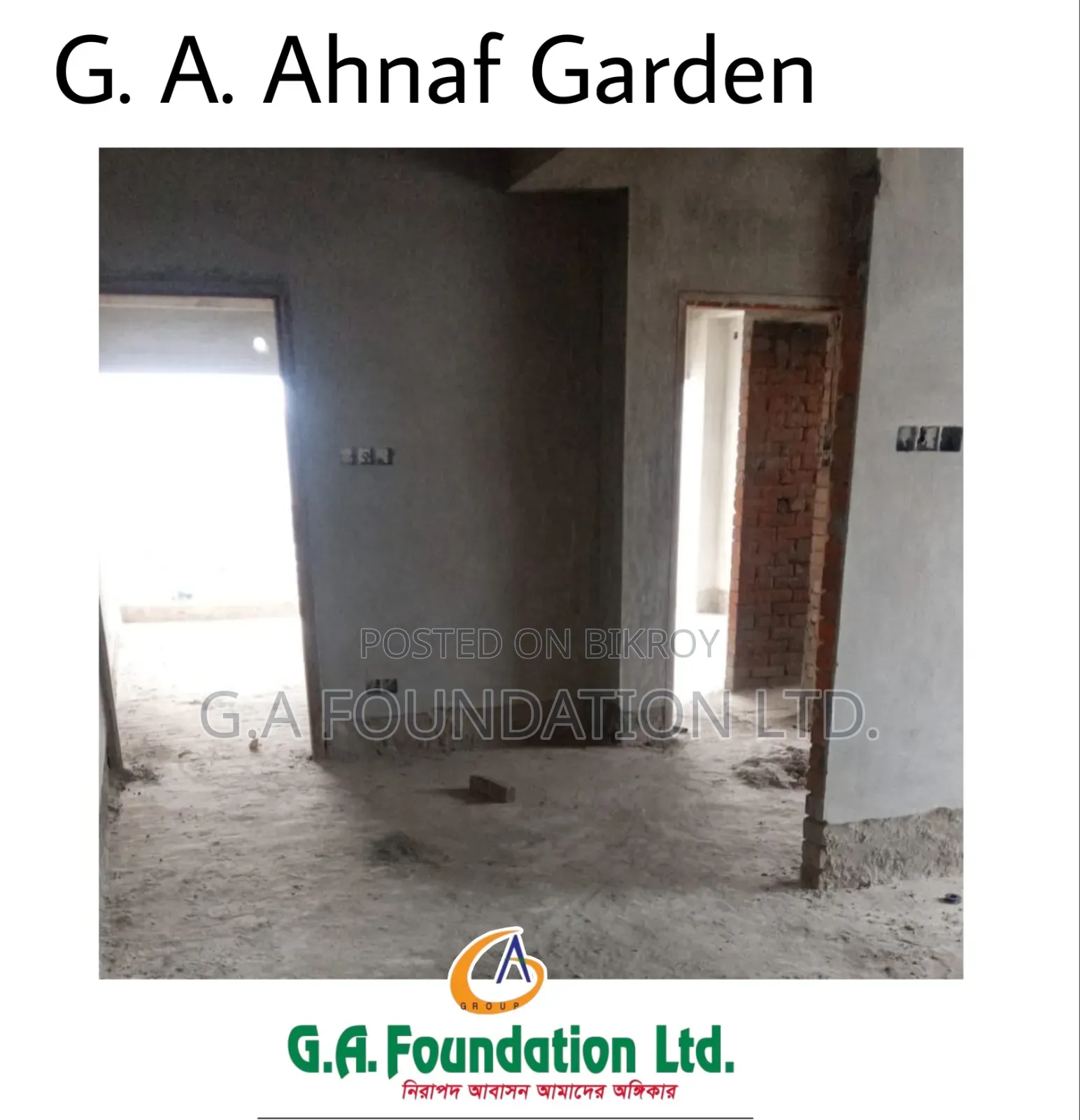 3-Bedroom Apartment in G. A. Ahnaf Garden, Mirpur for Sale in Mirpur