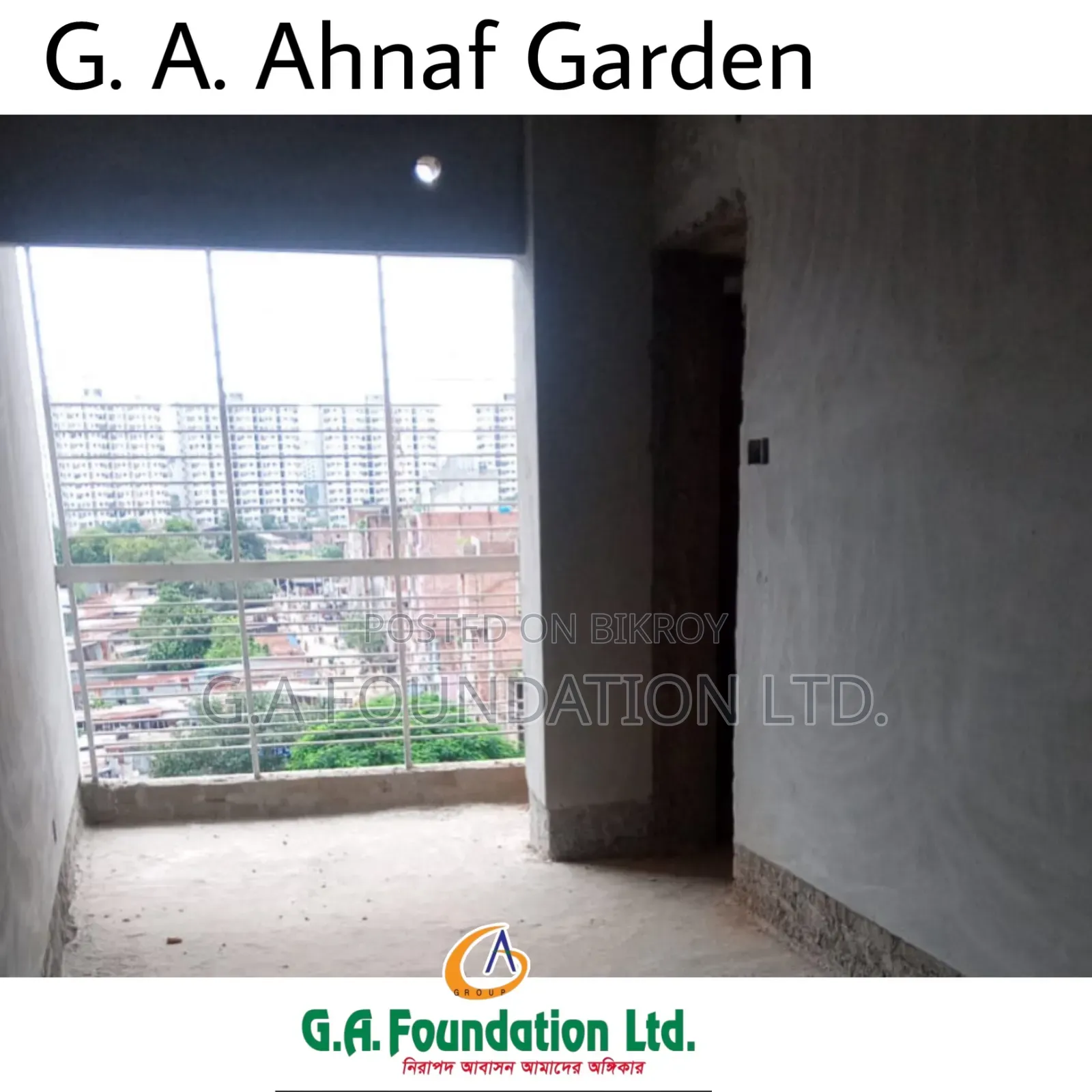 3-Bedroom Apartment in G. A. Ahnaf Garden, Mirpur for Sale in Mirpur