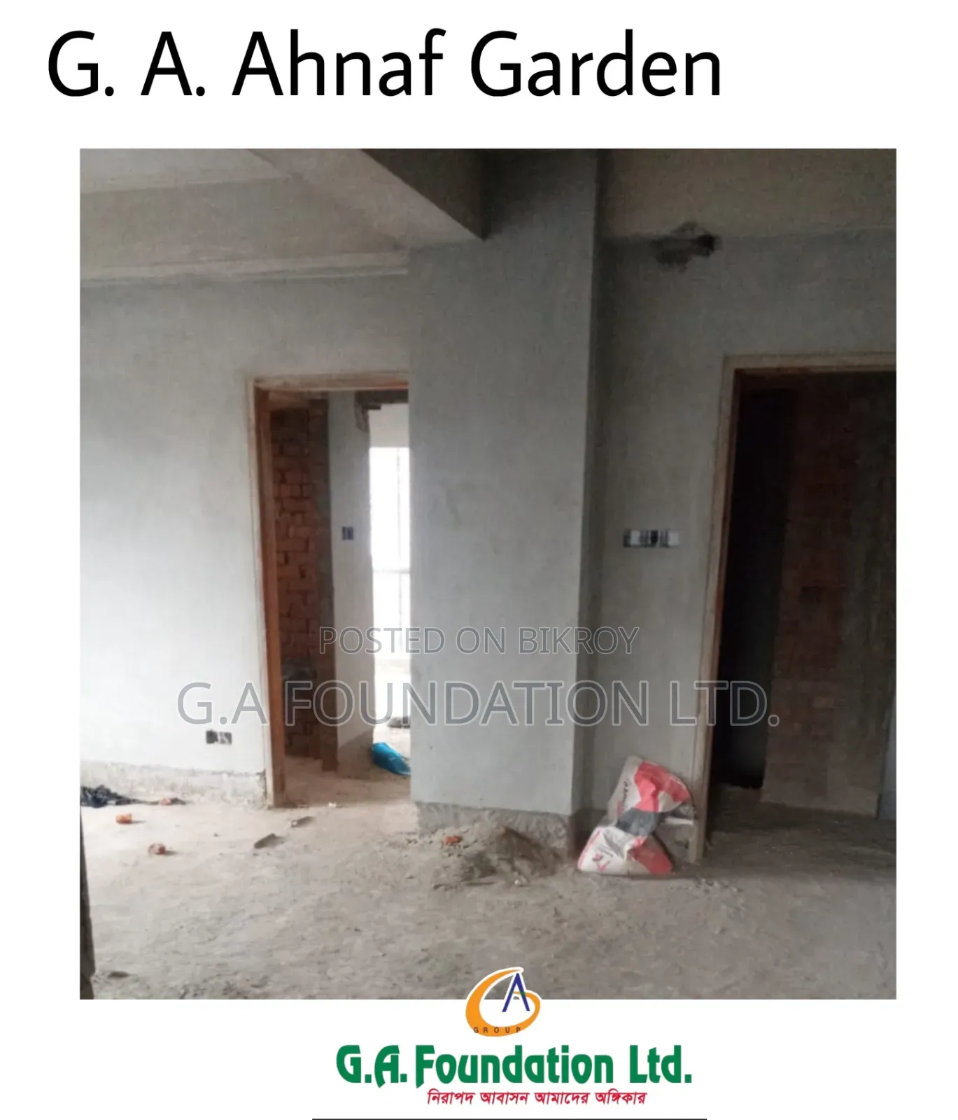3-Bedroom Apartment in G. A. Ahnaf Garden, Mirpur for Sale in Mirpur