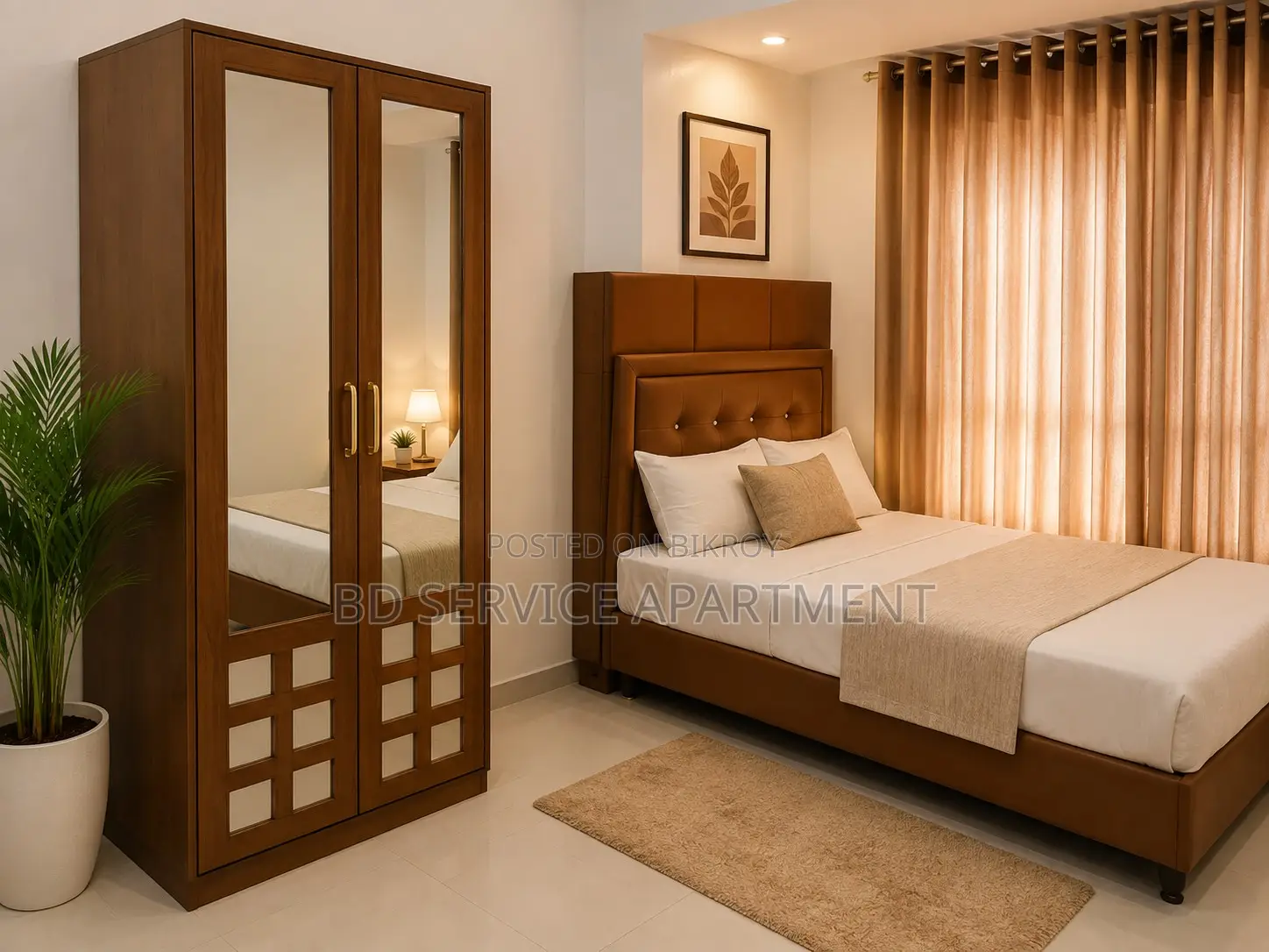 Furnished 3-Bedroom Apartment in 3-Bedroom Apartment for Rent in Uttara