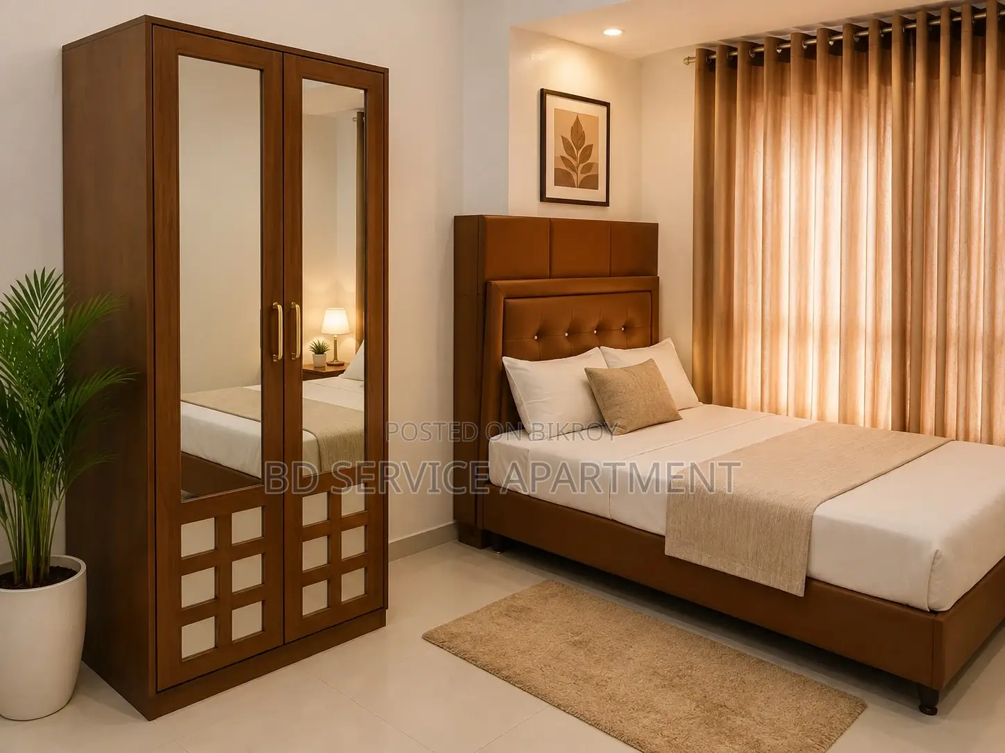 Furnished 3-Bedroom Apartment in 3-Bedroom Apartment for Rent in Uttara