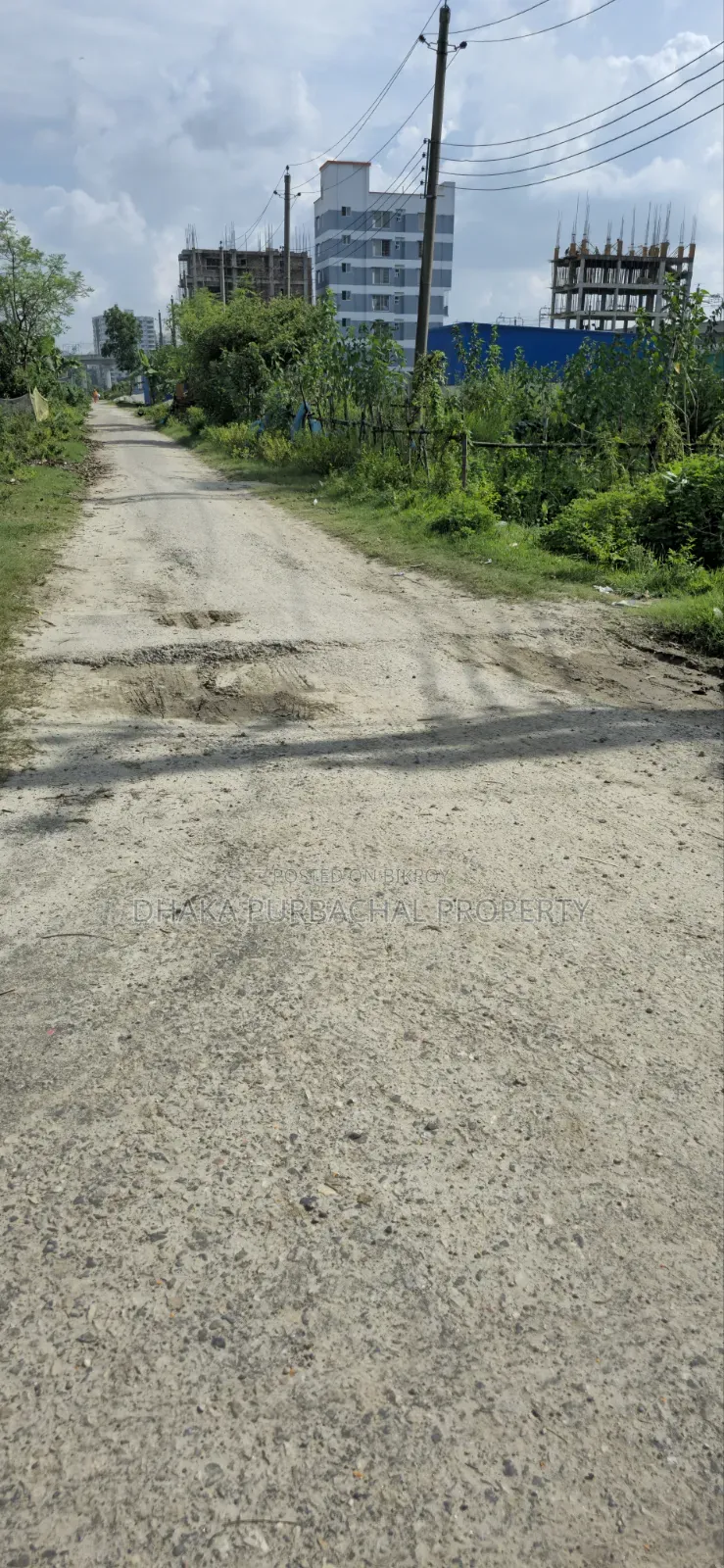 Purbachal Suburb Sector-11, North-Facing 7.5 Katha Plot for Sale in Purbachal