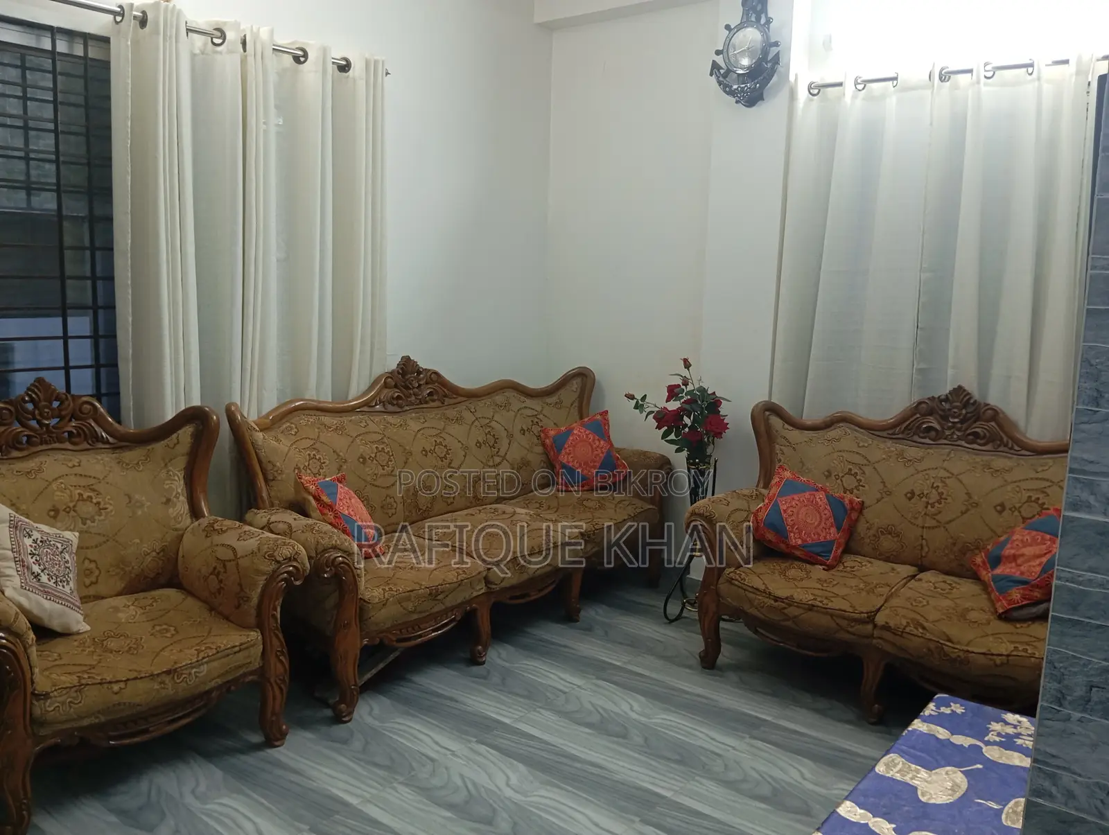 Furnished 3-Bedroom Apartment in Ayyub Vila, Amber Khana for Rent in Amber Khana