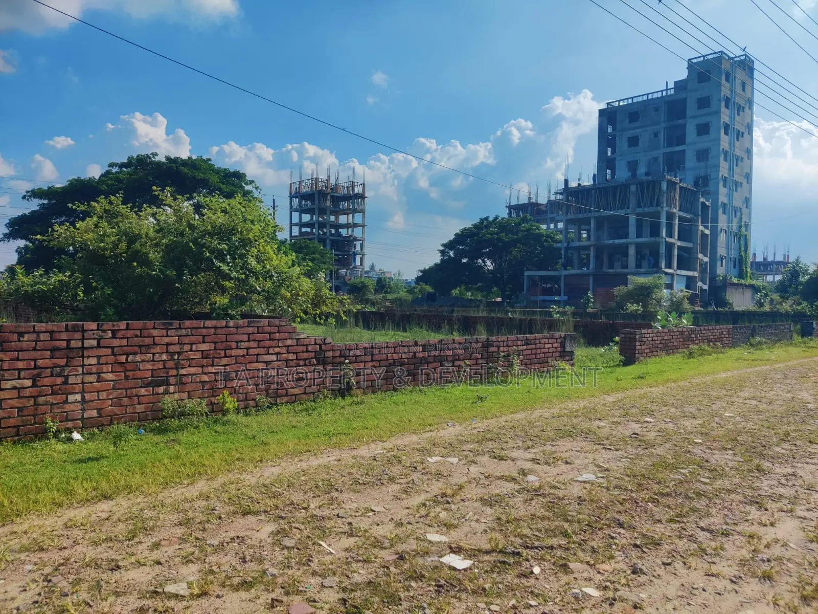 5+5=10 Katha North West Corner Plot For Sale, P Block in Basundhara