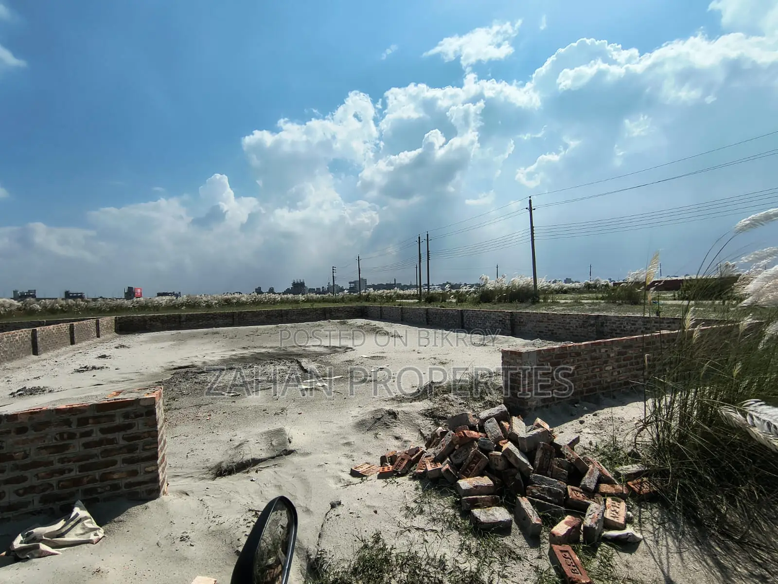 P-Ext Block 5 Katha South Face Plot Sell in Basundhara
