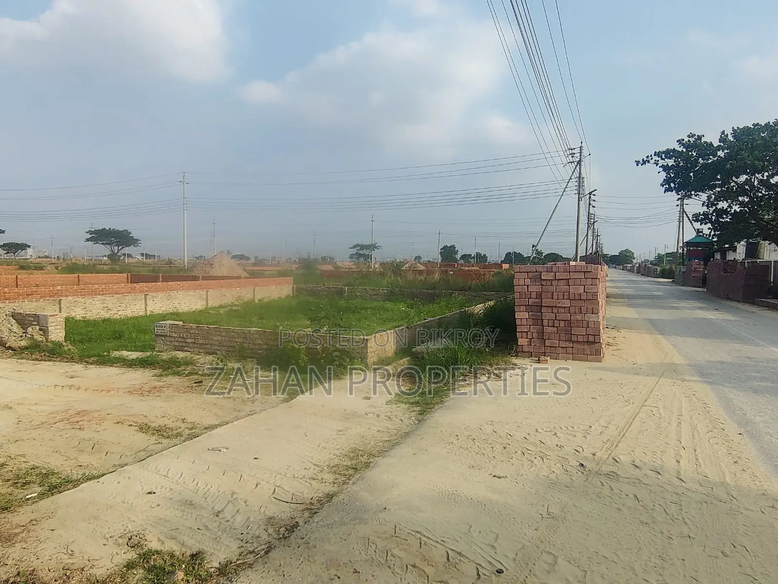 40/25 Feet Road Corner P Block 6 Katha Plot for Sale in Basundhara